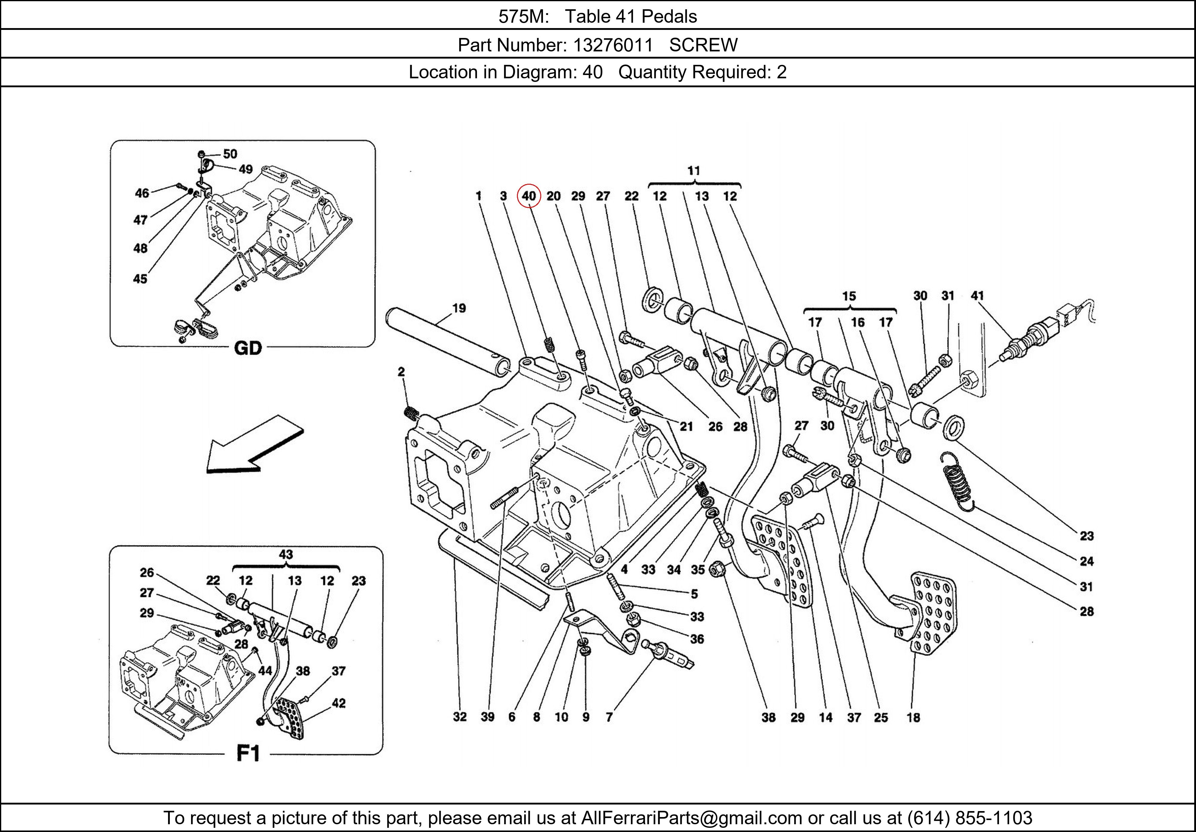 Ferrari Part 13276011