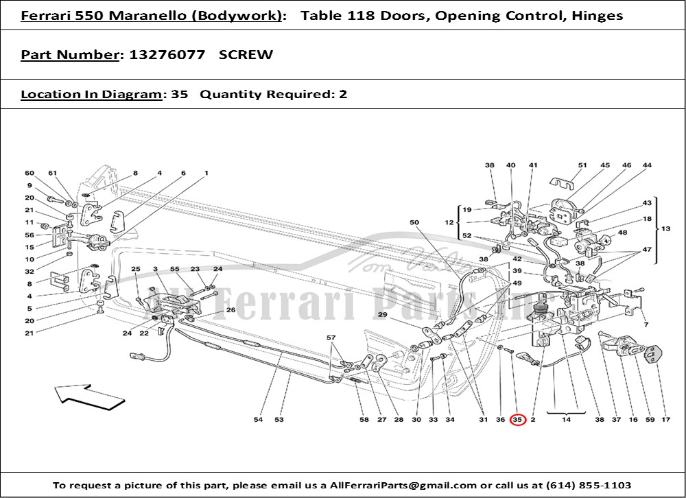 Ferrari Part 13276077