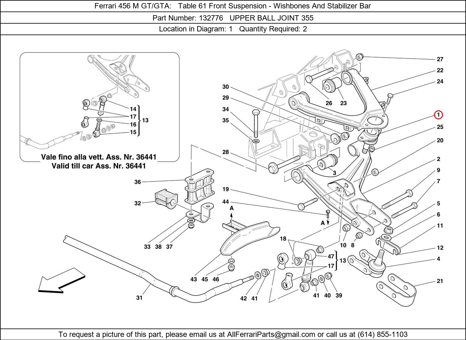 Ferrari Part 132776