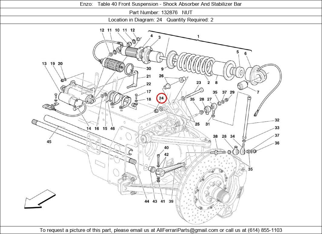 Ferrari Part 132876