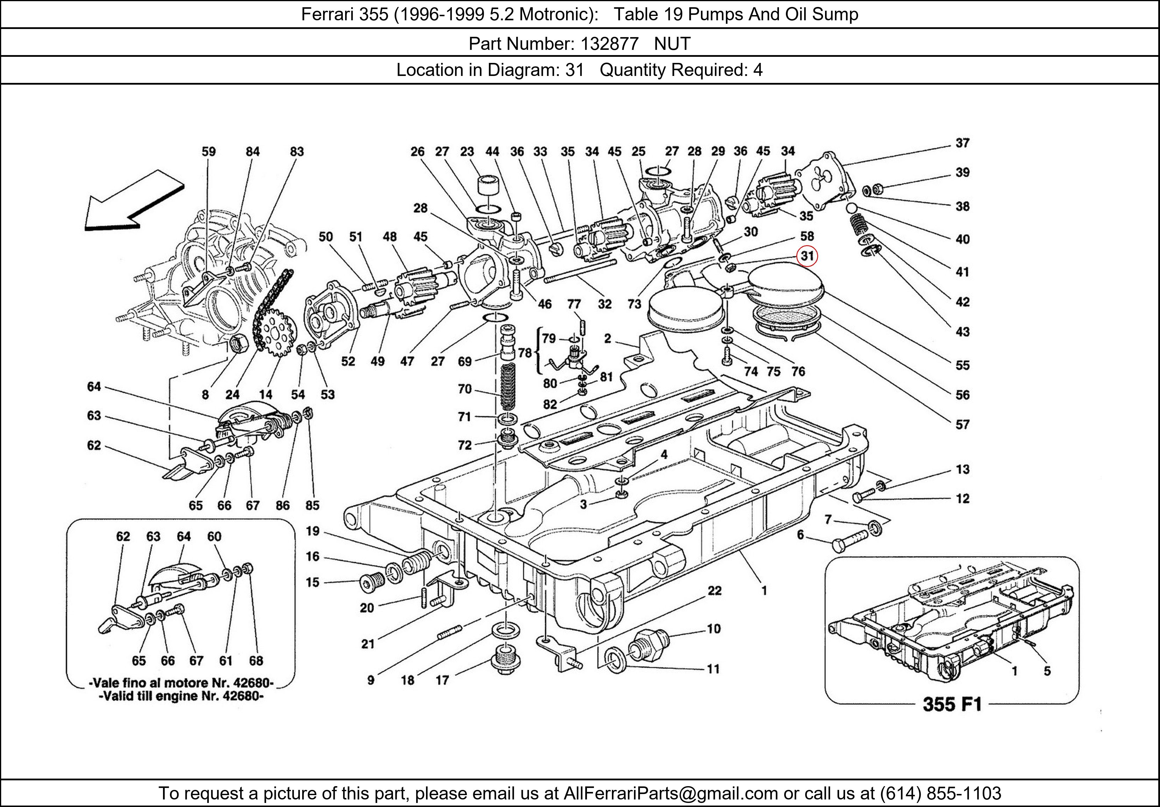 Ferrari Part 132877