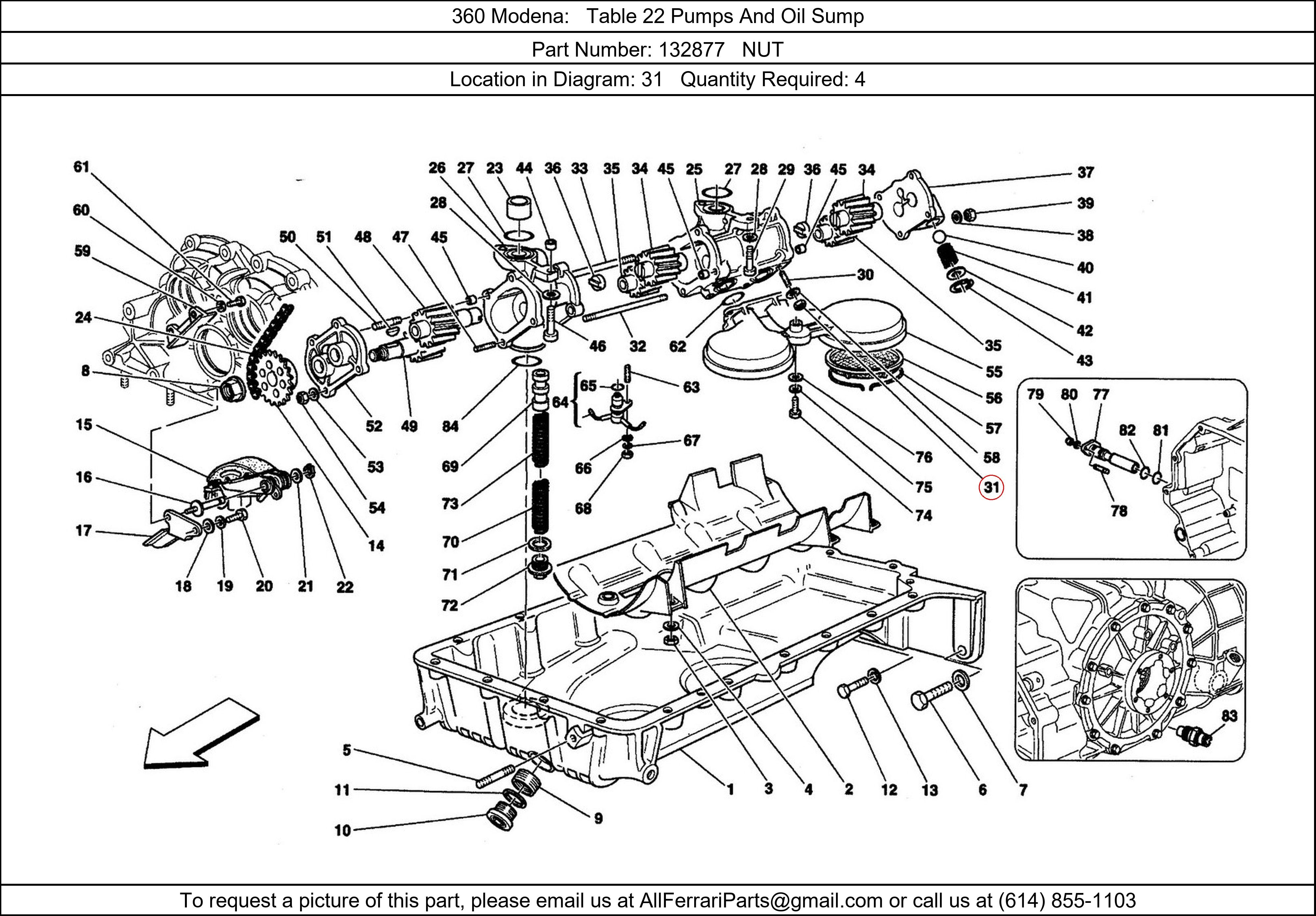 Ferrari Part 132877