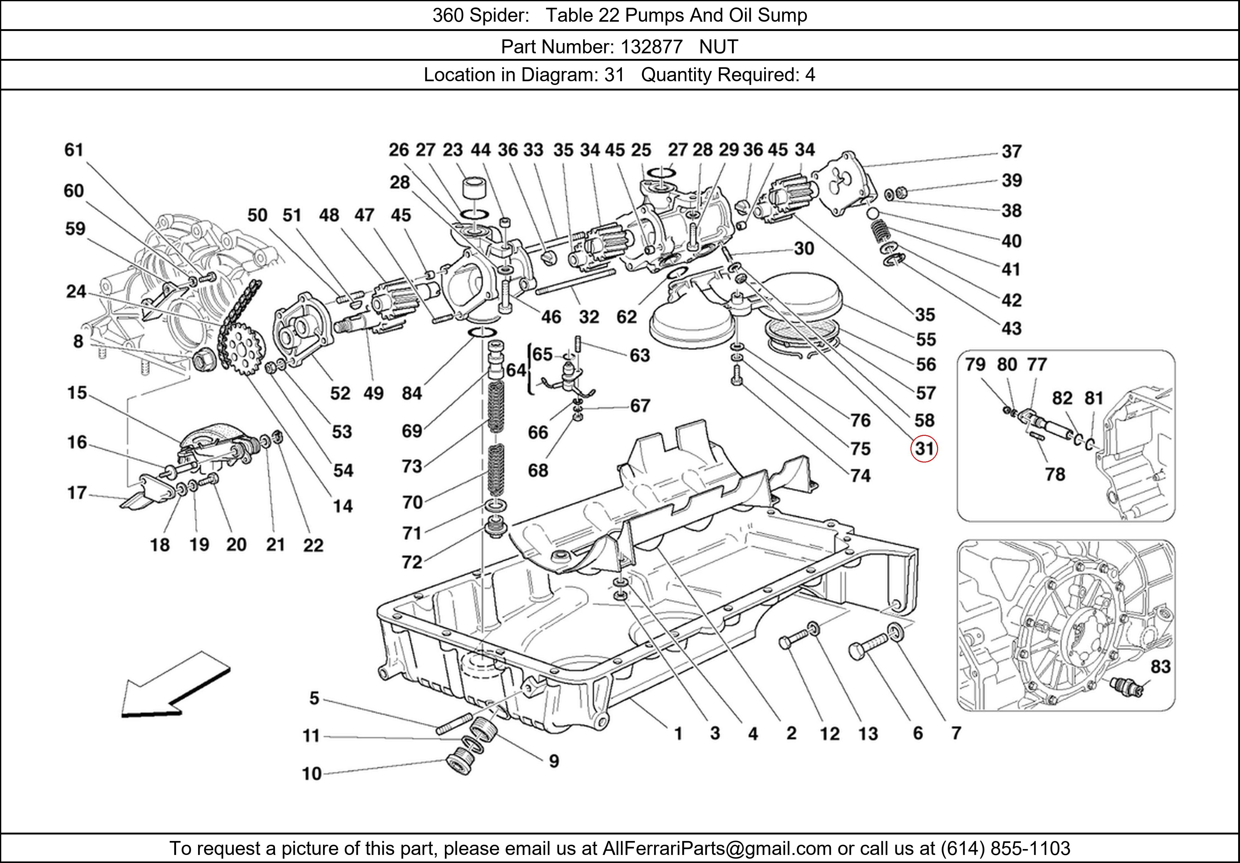 Ferrari Part 132877