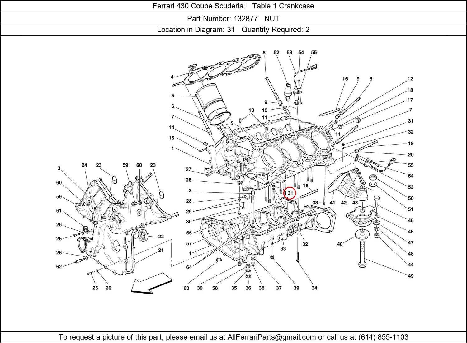 Ferrari Part 132877