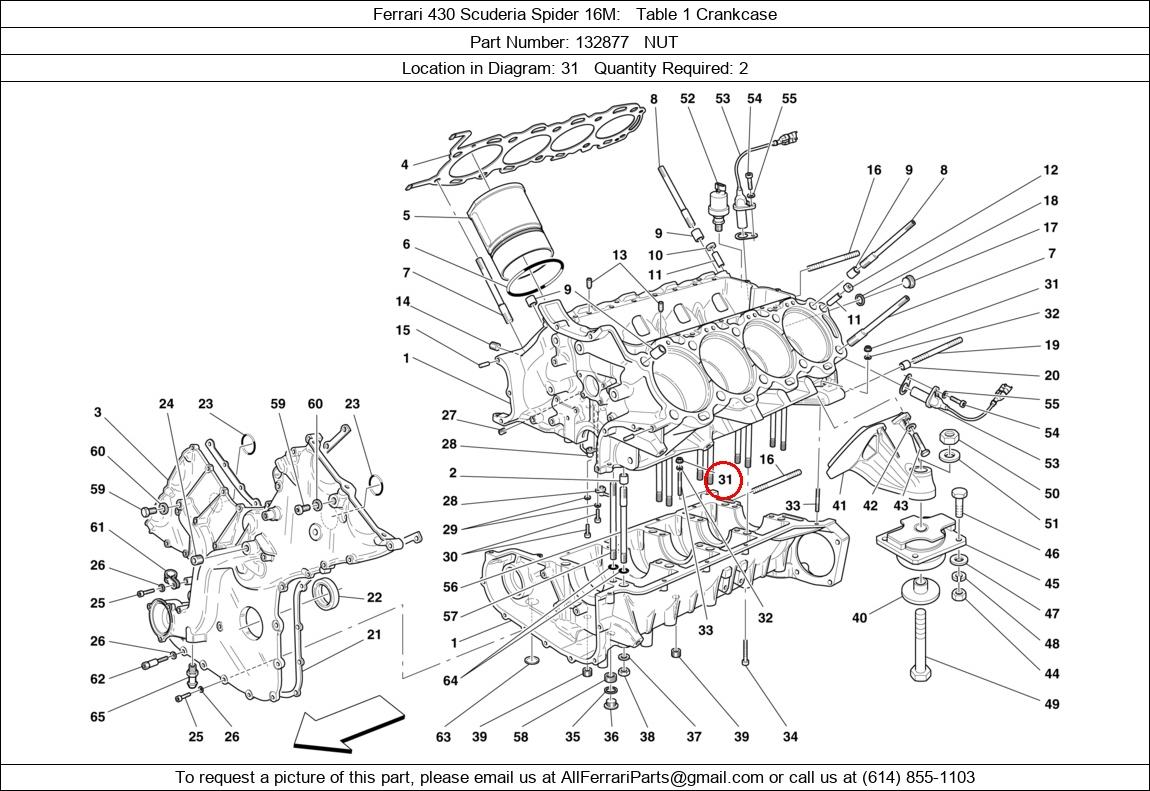 Ferrari Part 132877