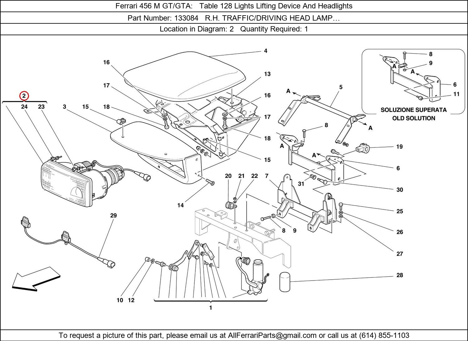 Ferrari Part 133084