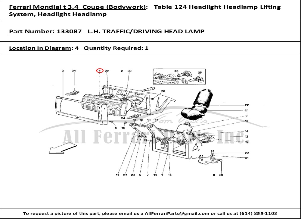 Ferrari Part 133087