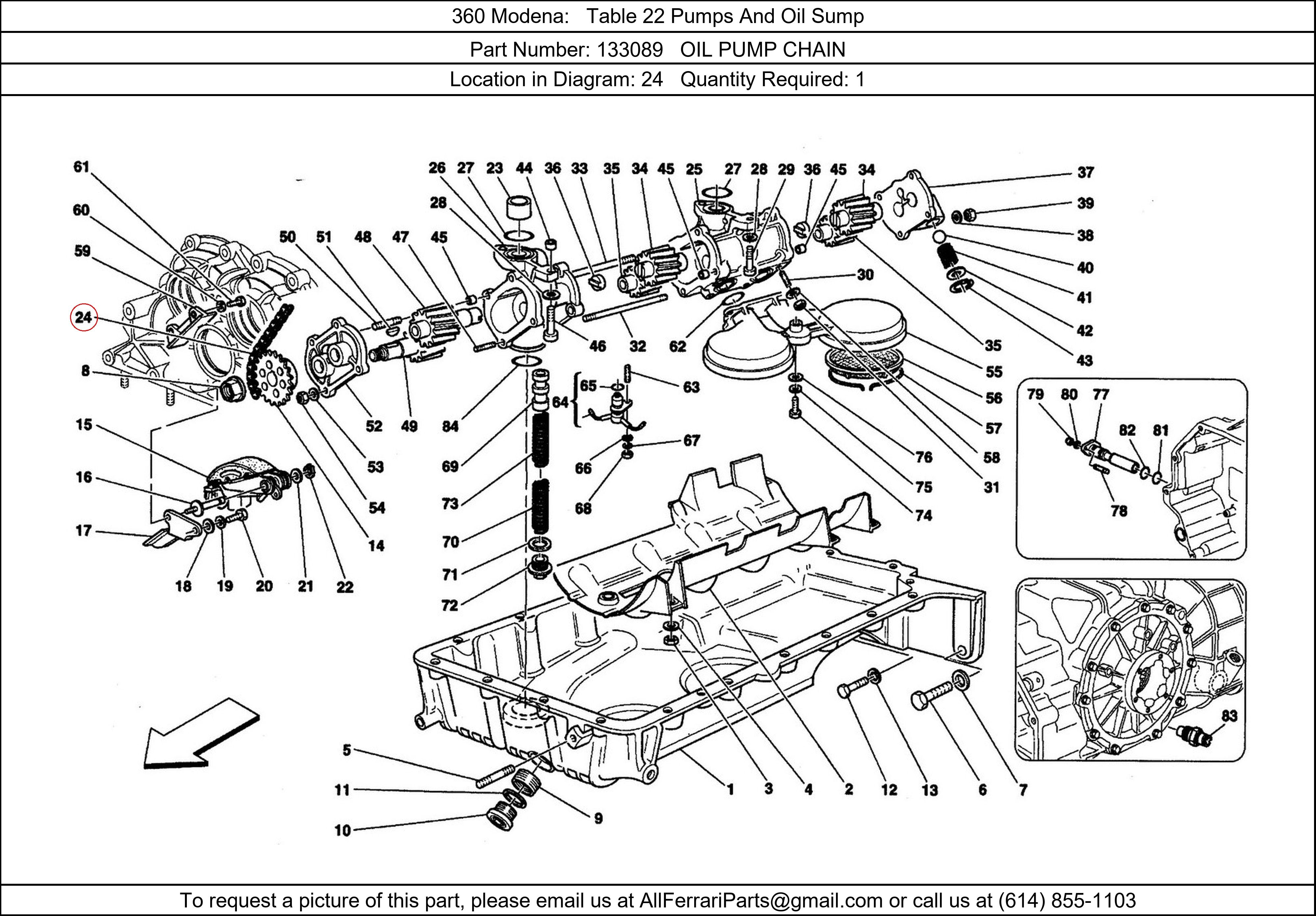 Ferrari Part 133089