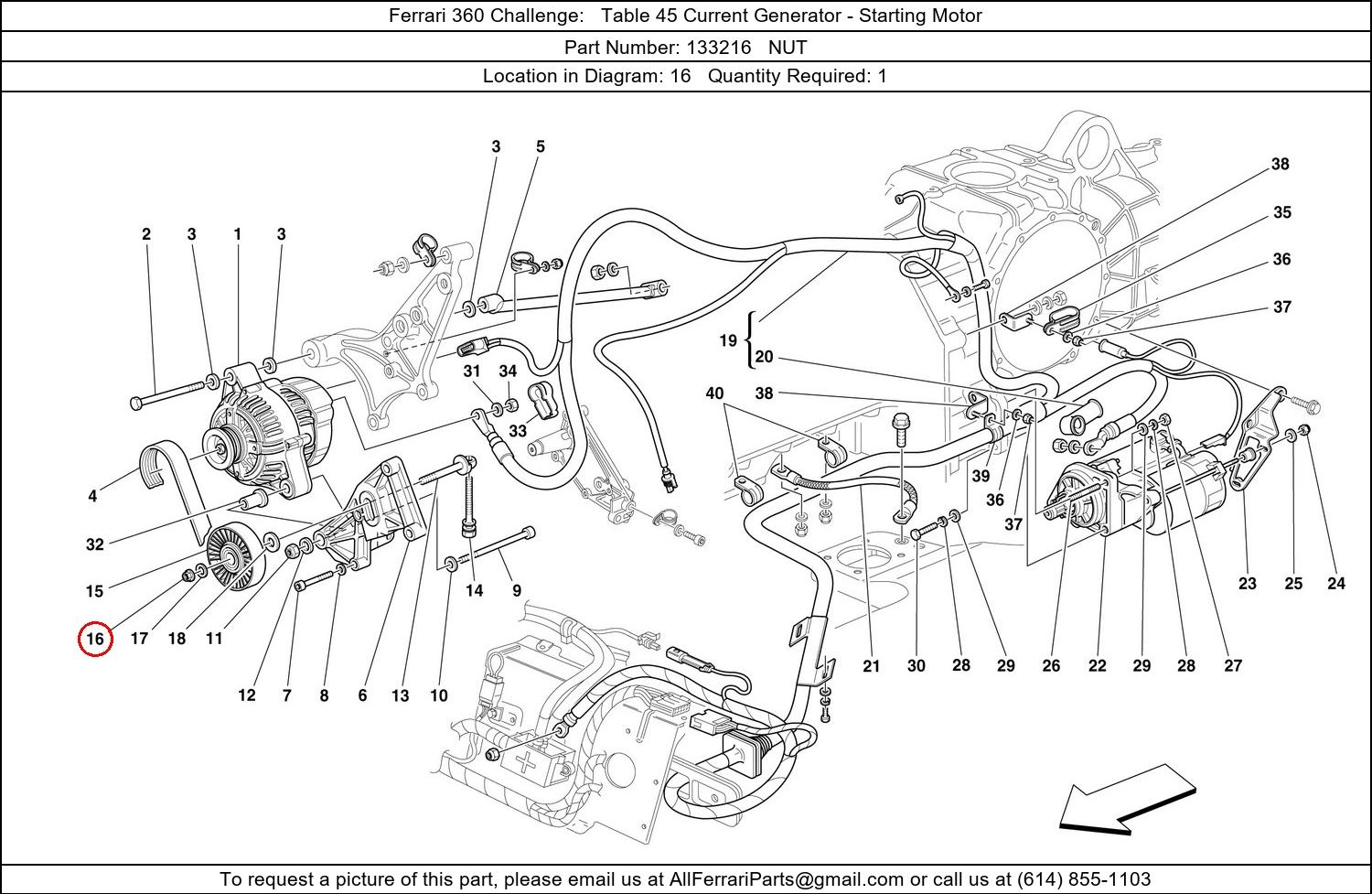 Ferrari Part 133216