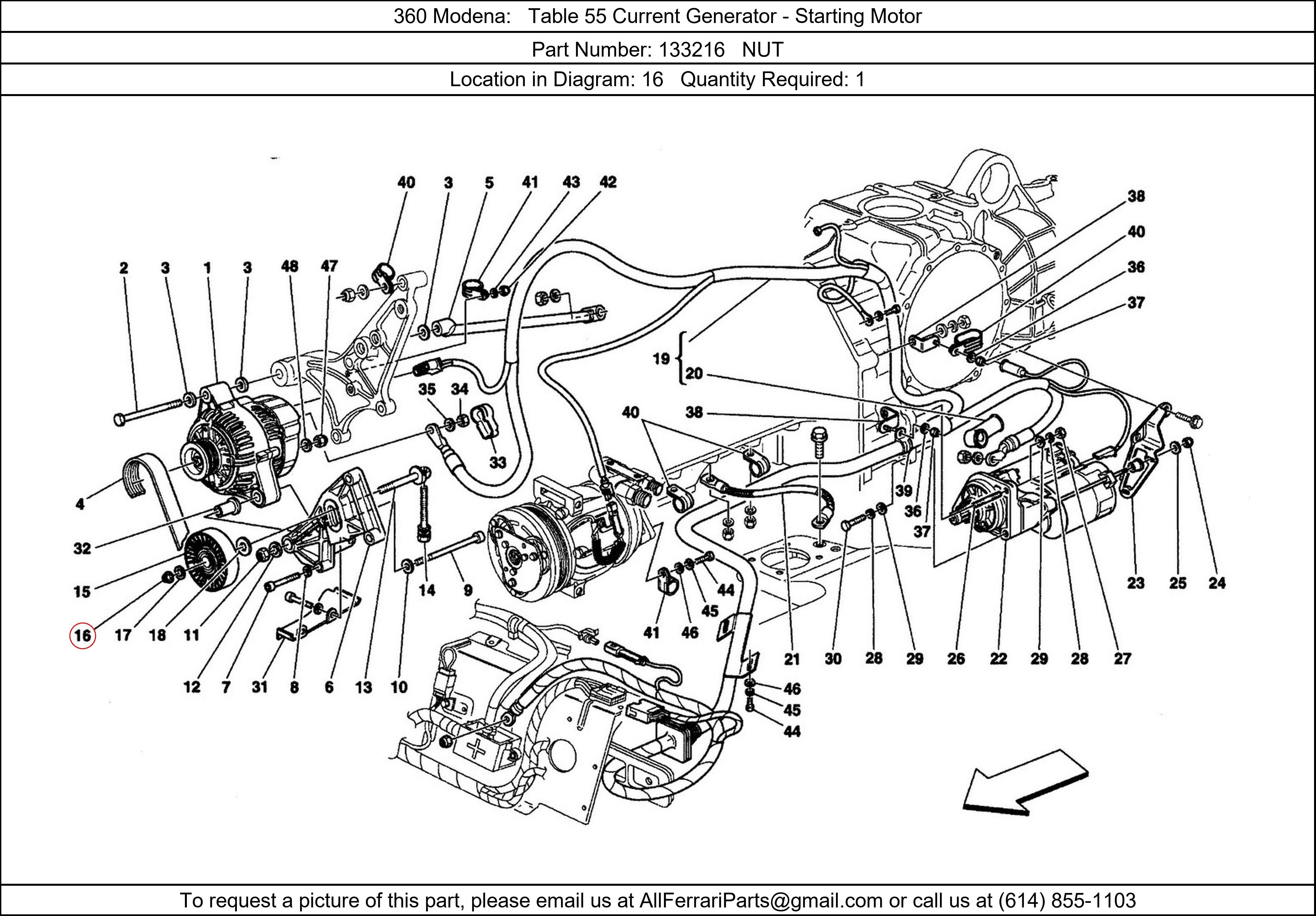 Ferrari Part 133216