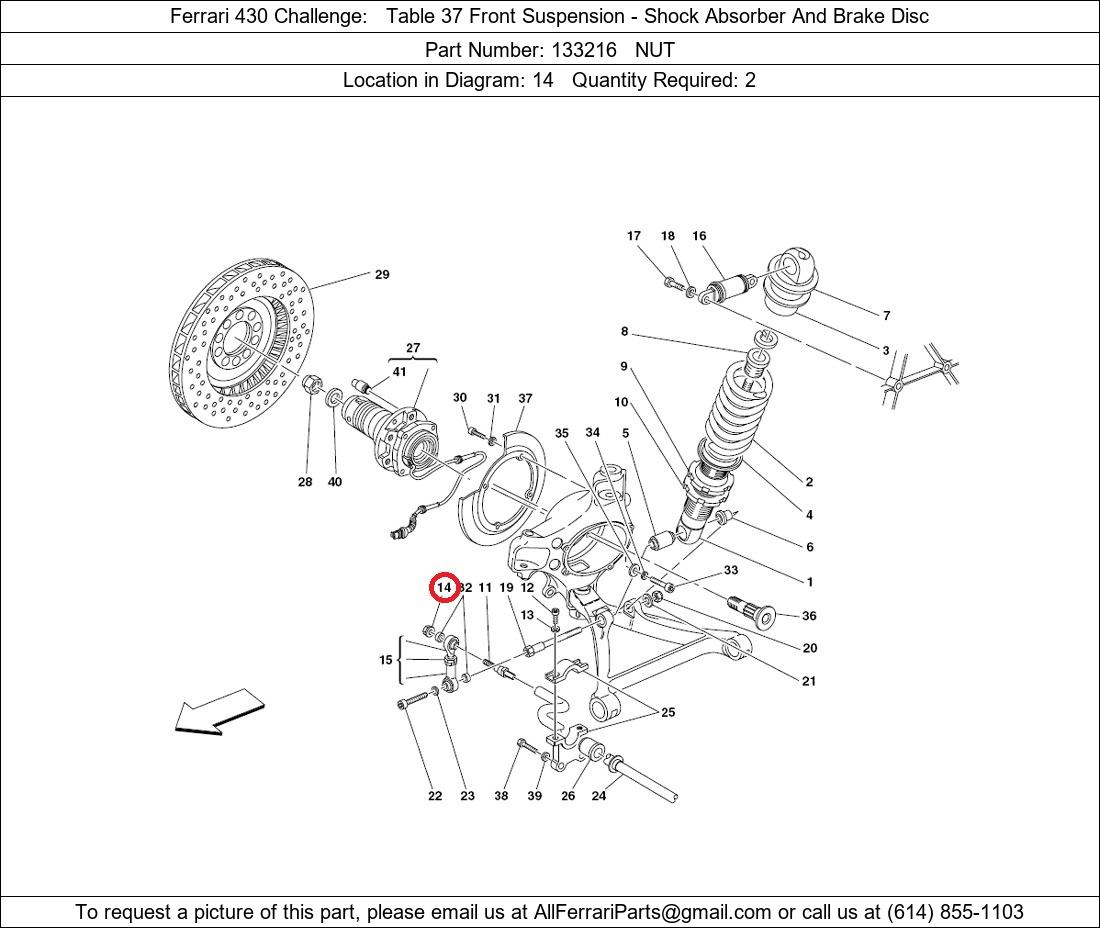 Ferrari Part 133216