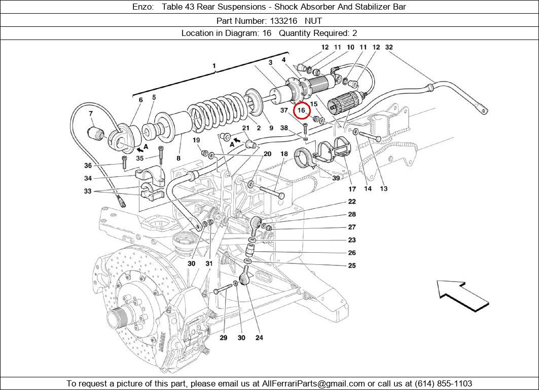 Ferrari Part 133216