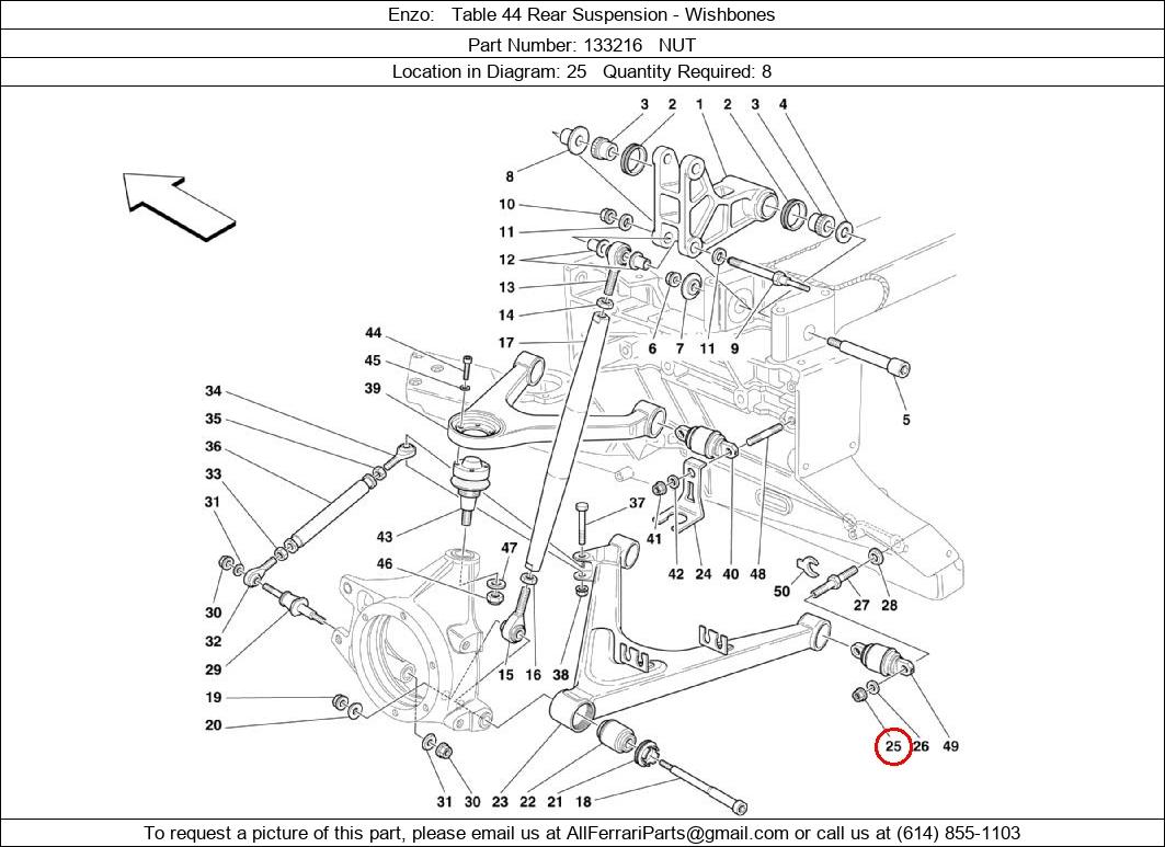 Ferrari Part 133216