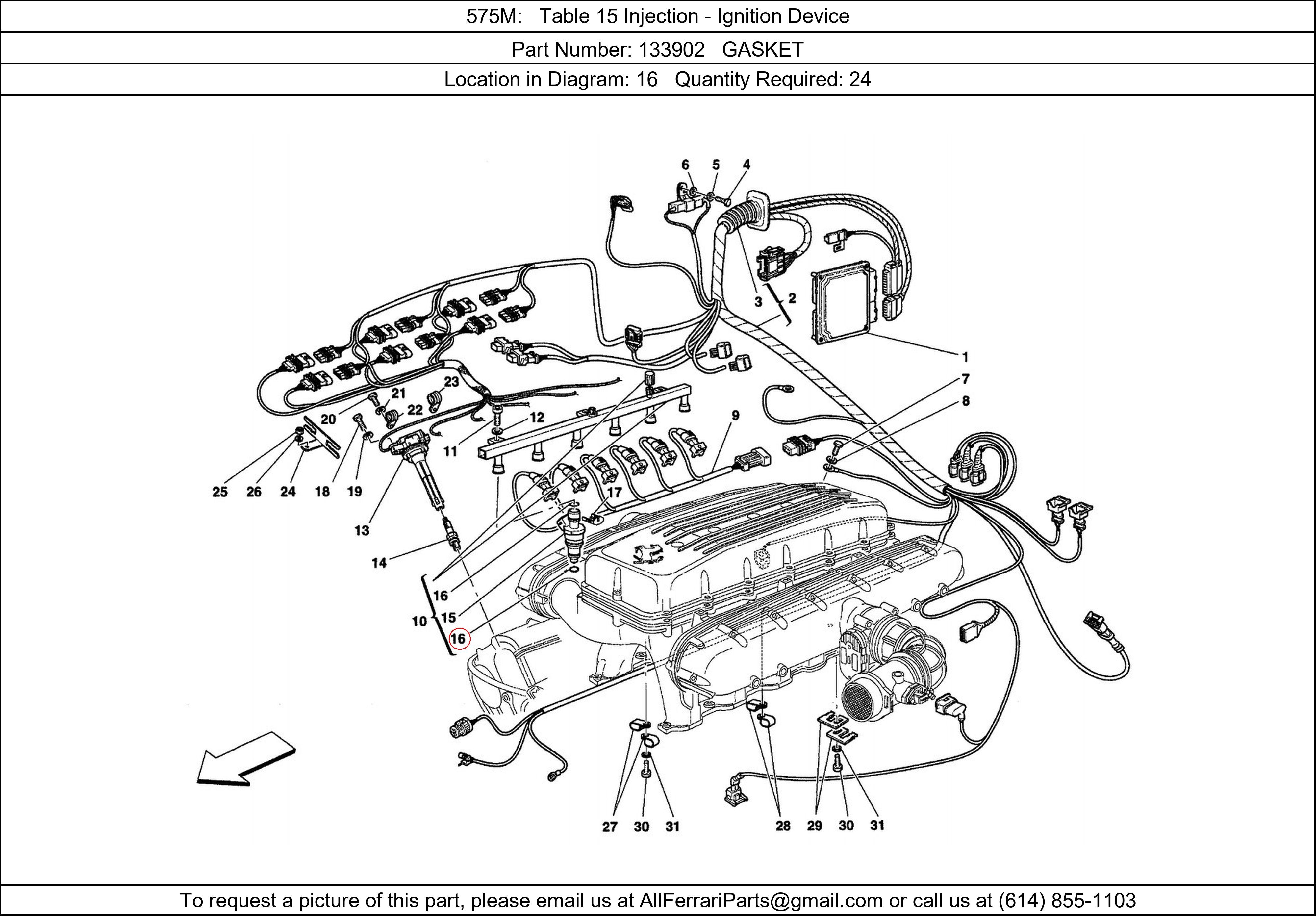 Ferrari Part 133902