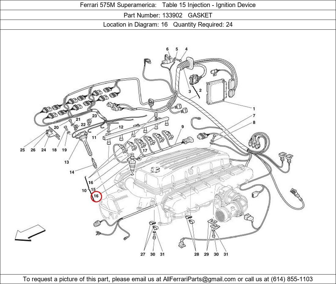 Ferrari Part 133902