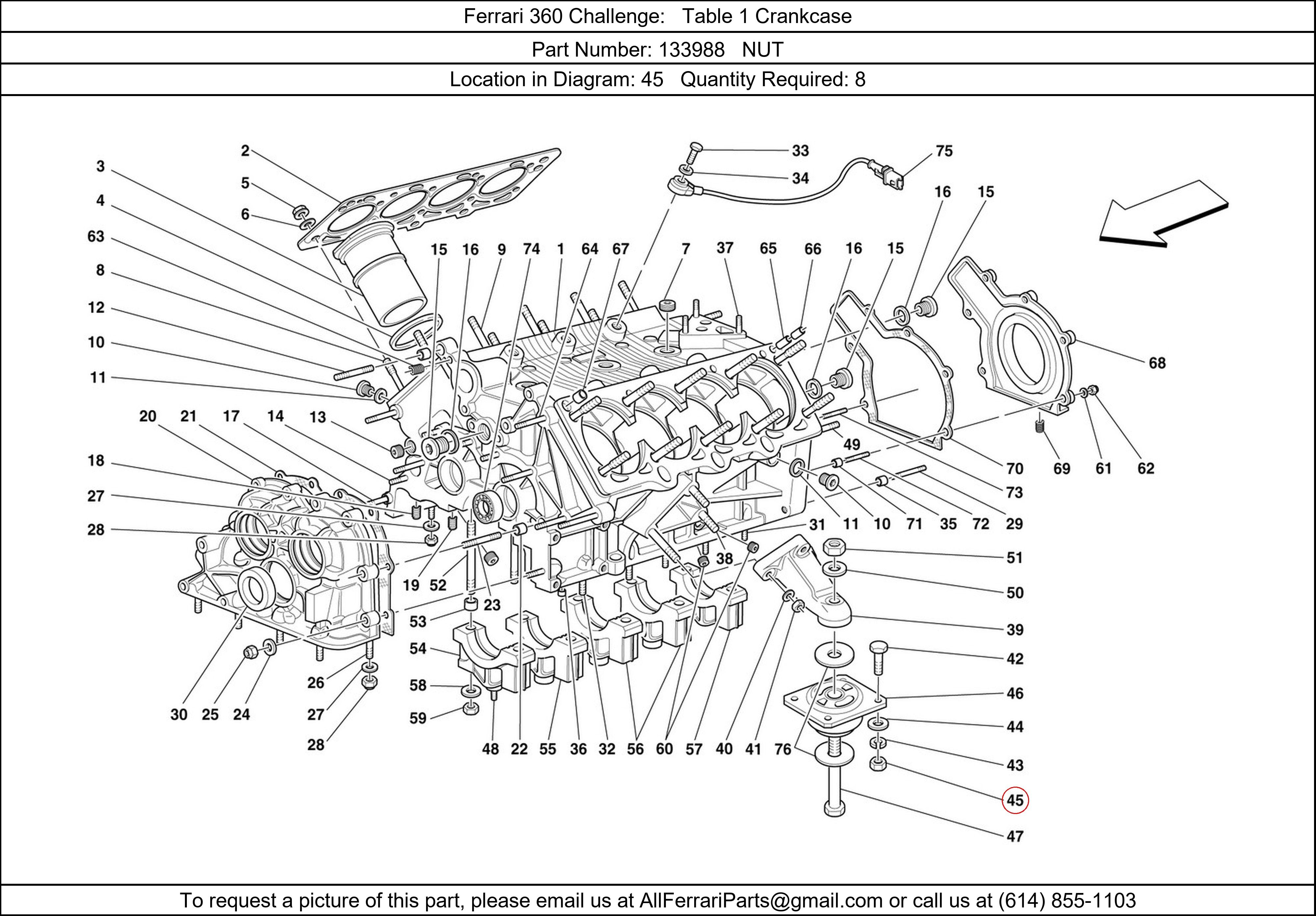 Ferrari Part 133988