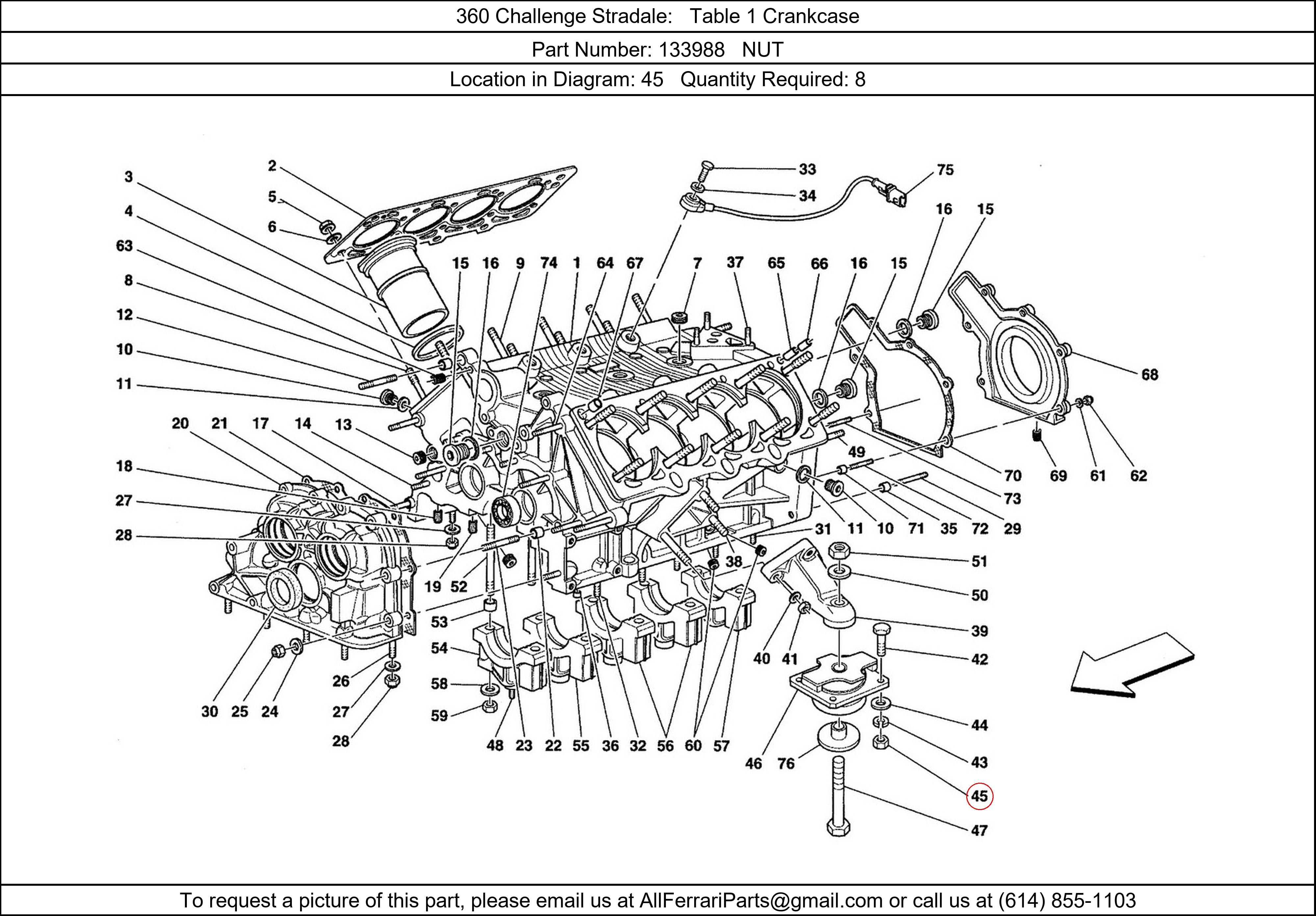 Ferrari Part 133988