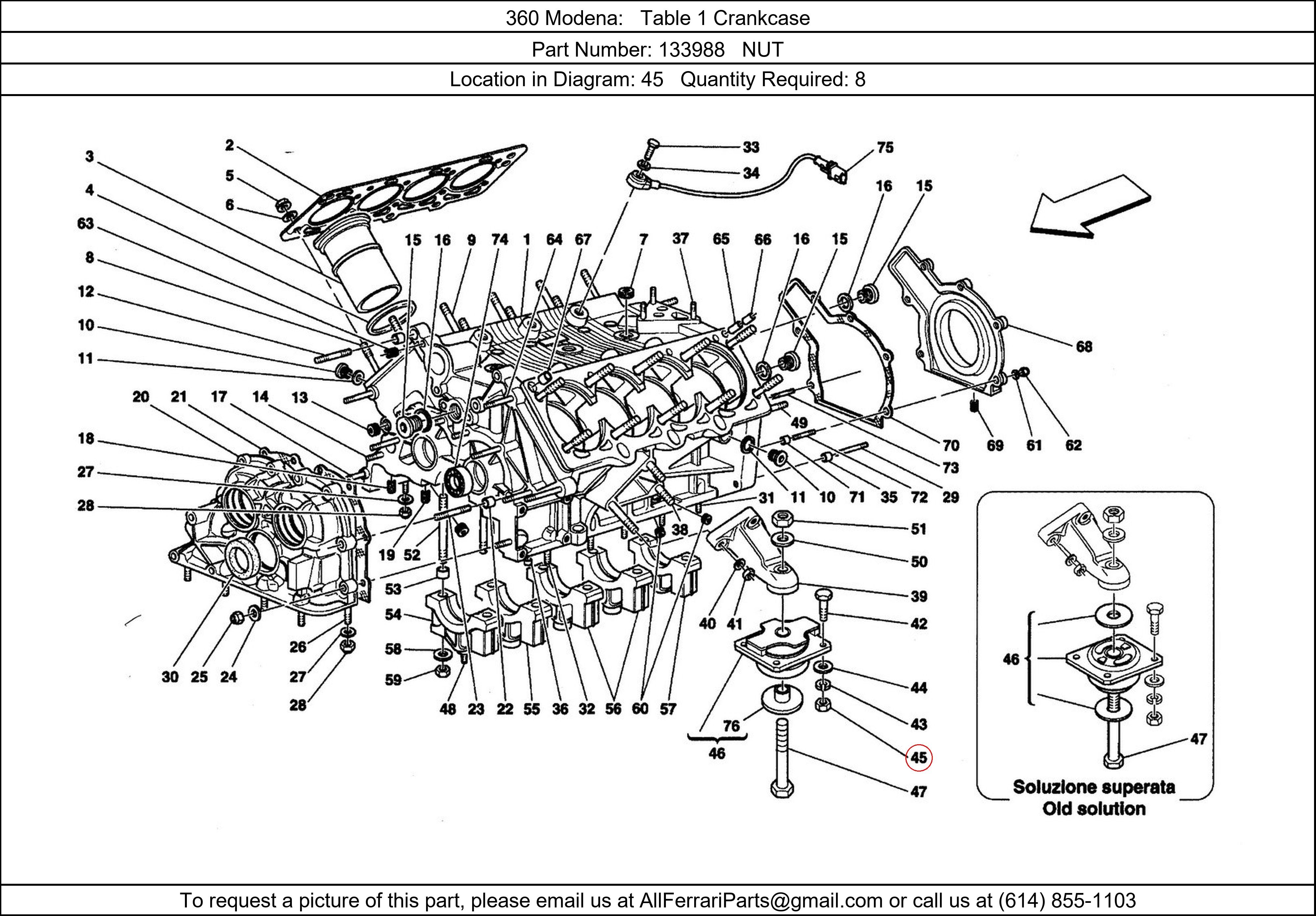 Ferrari Part 133988