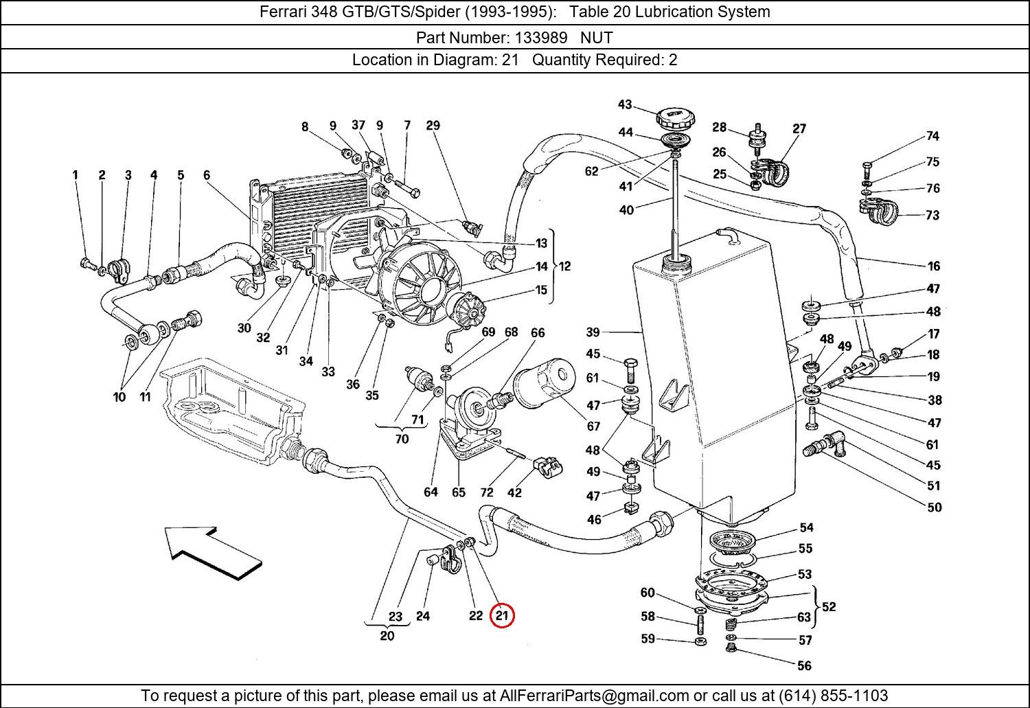 Ferrari Part 133989