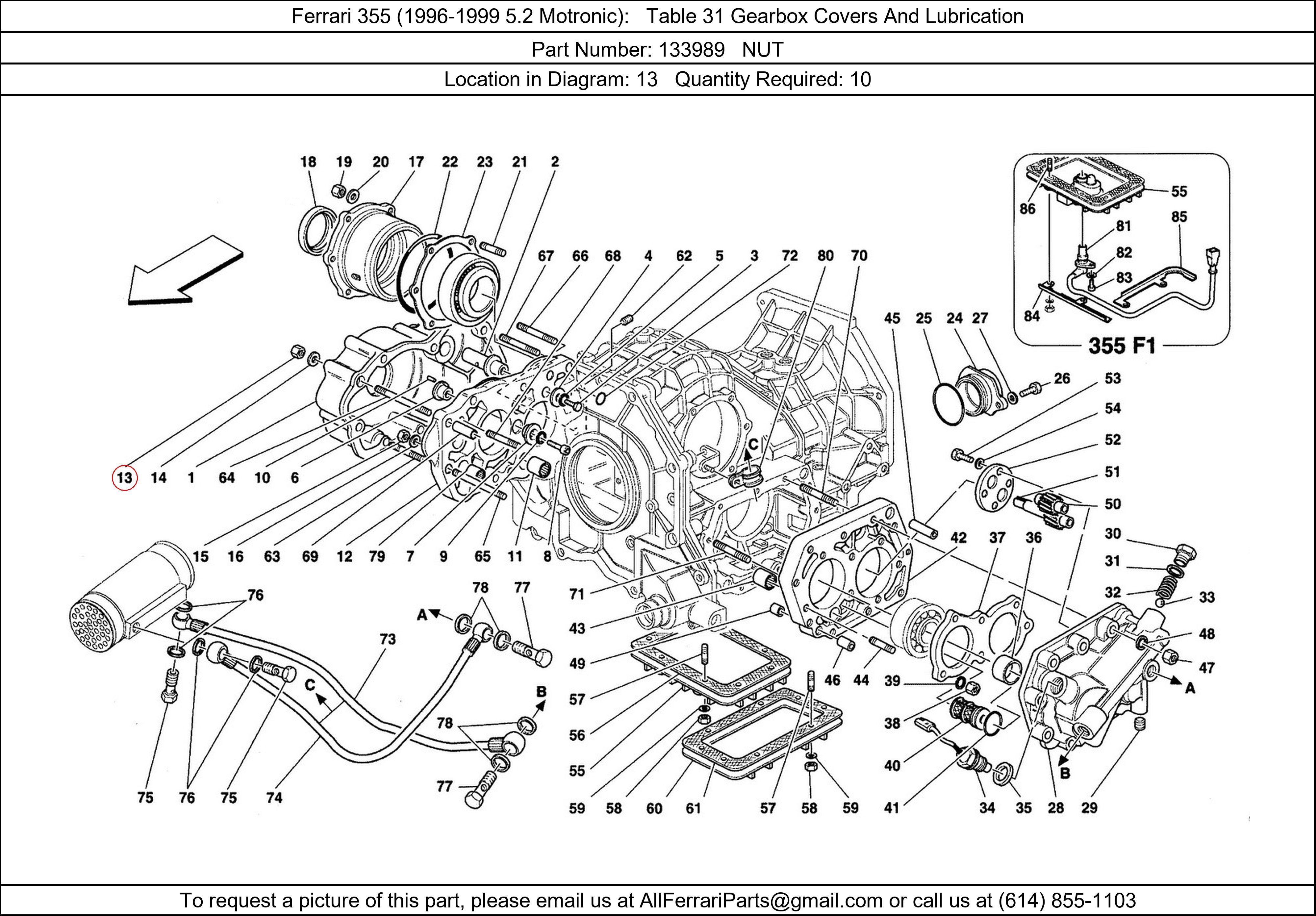 Ferrari Part 133989