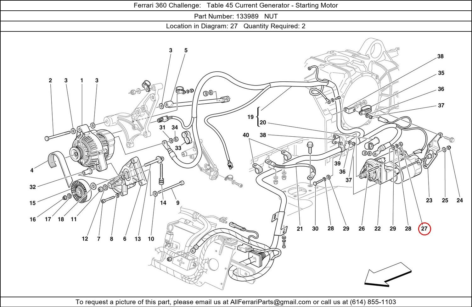 Ferrari Part 133989