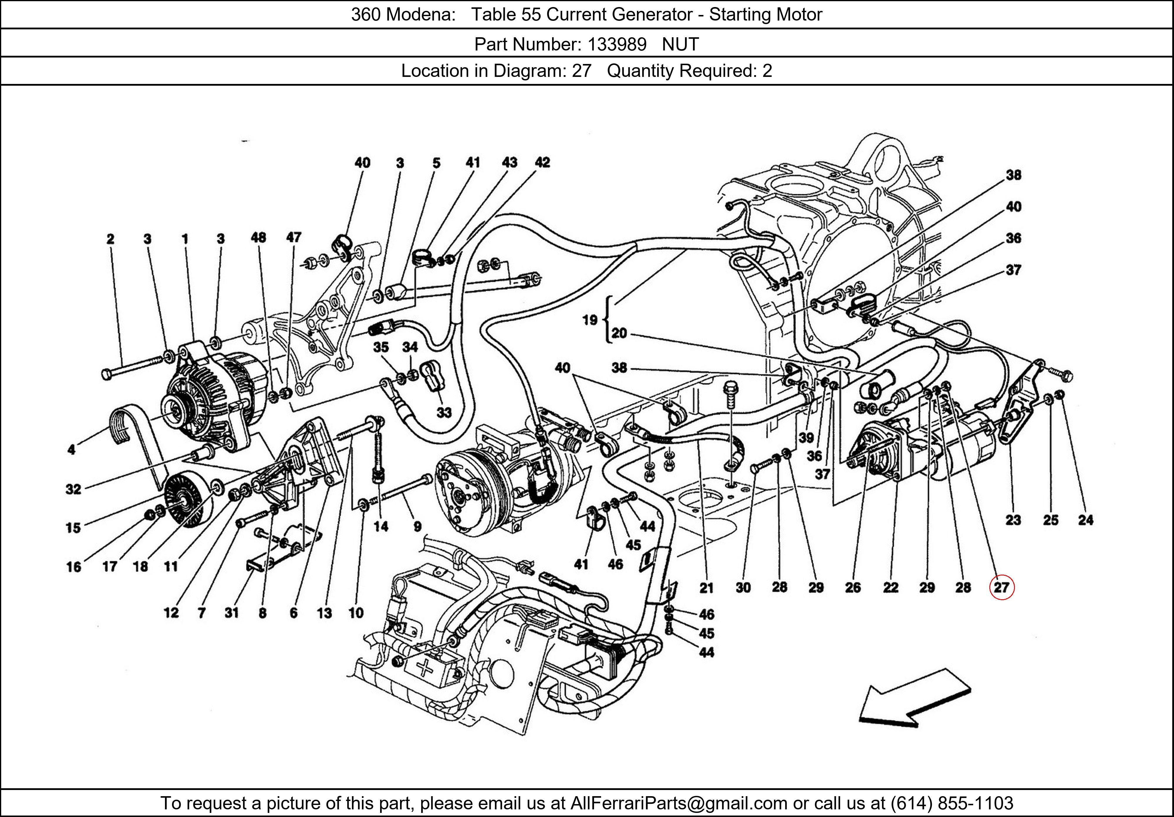 Ferrari Part 133989