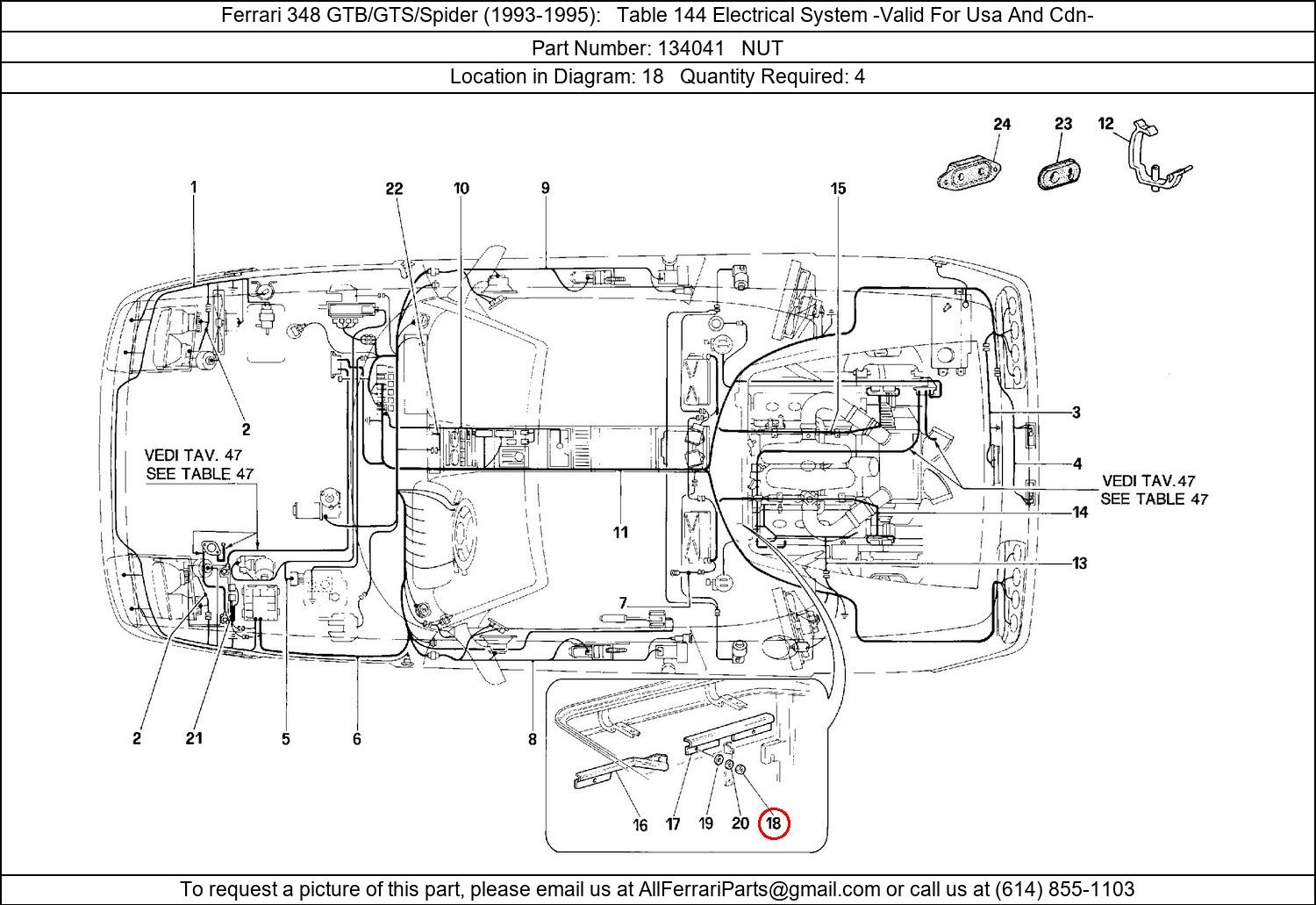 Ferrari Part 134041