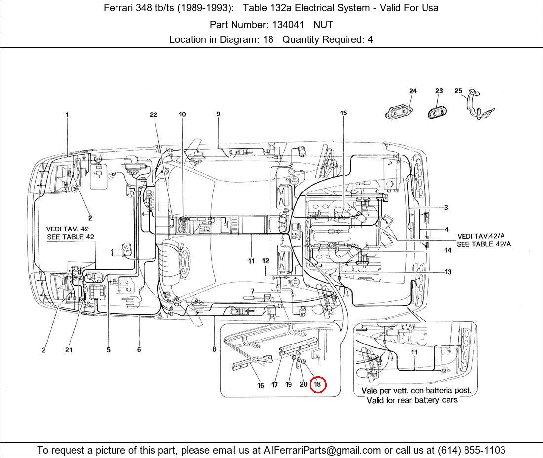 Ferrari Part 134041