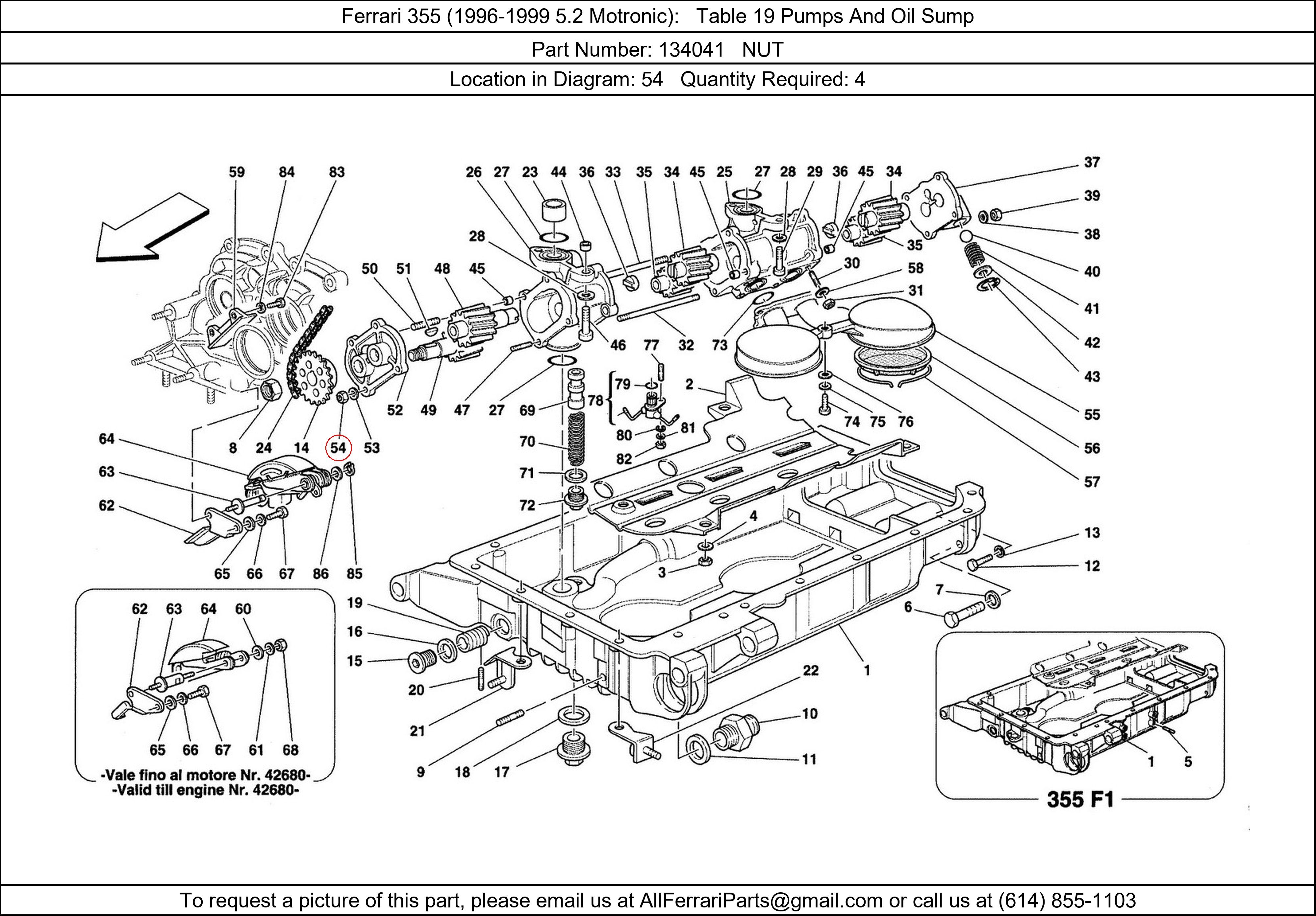 Ferrari Part 134041