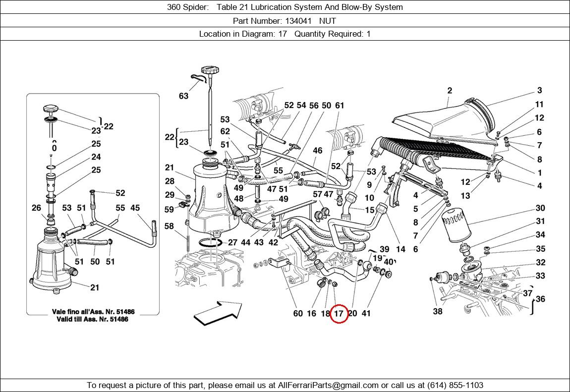 Ferrari Part 134041