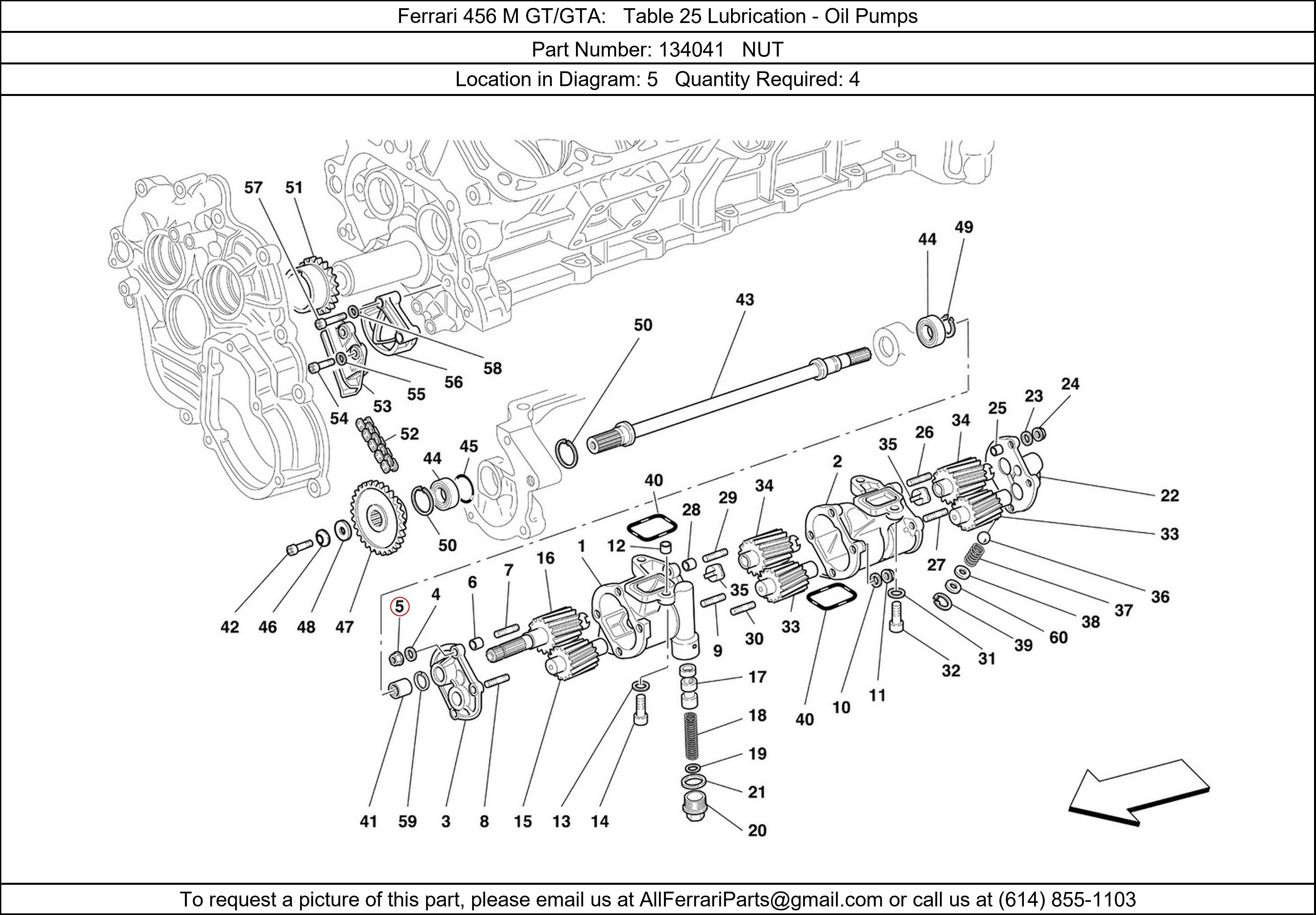 Ferrari Part 134041