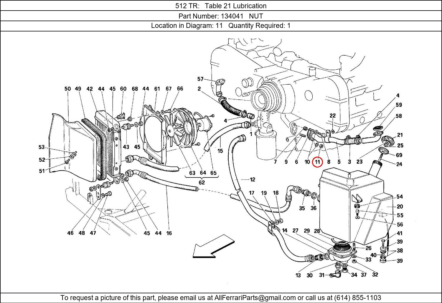 Ferrari Part 134041