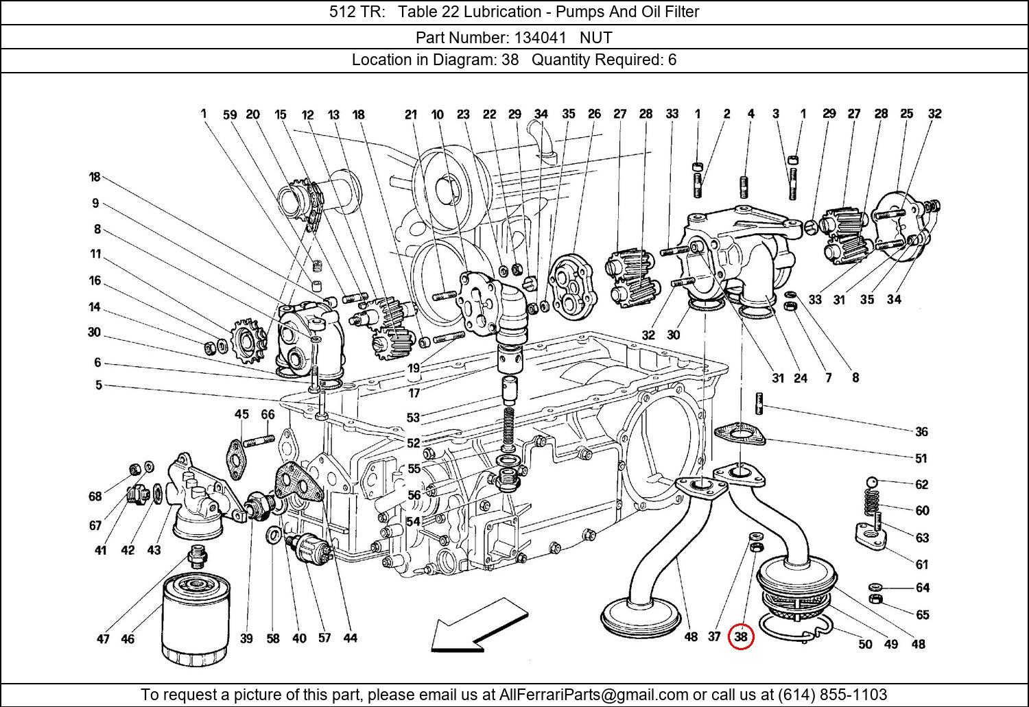 Ferrari Part 134041