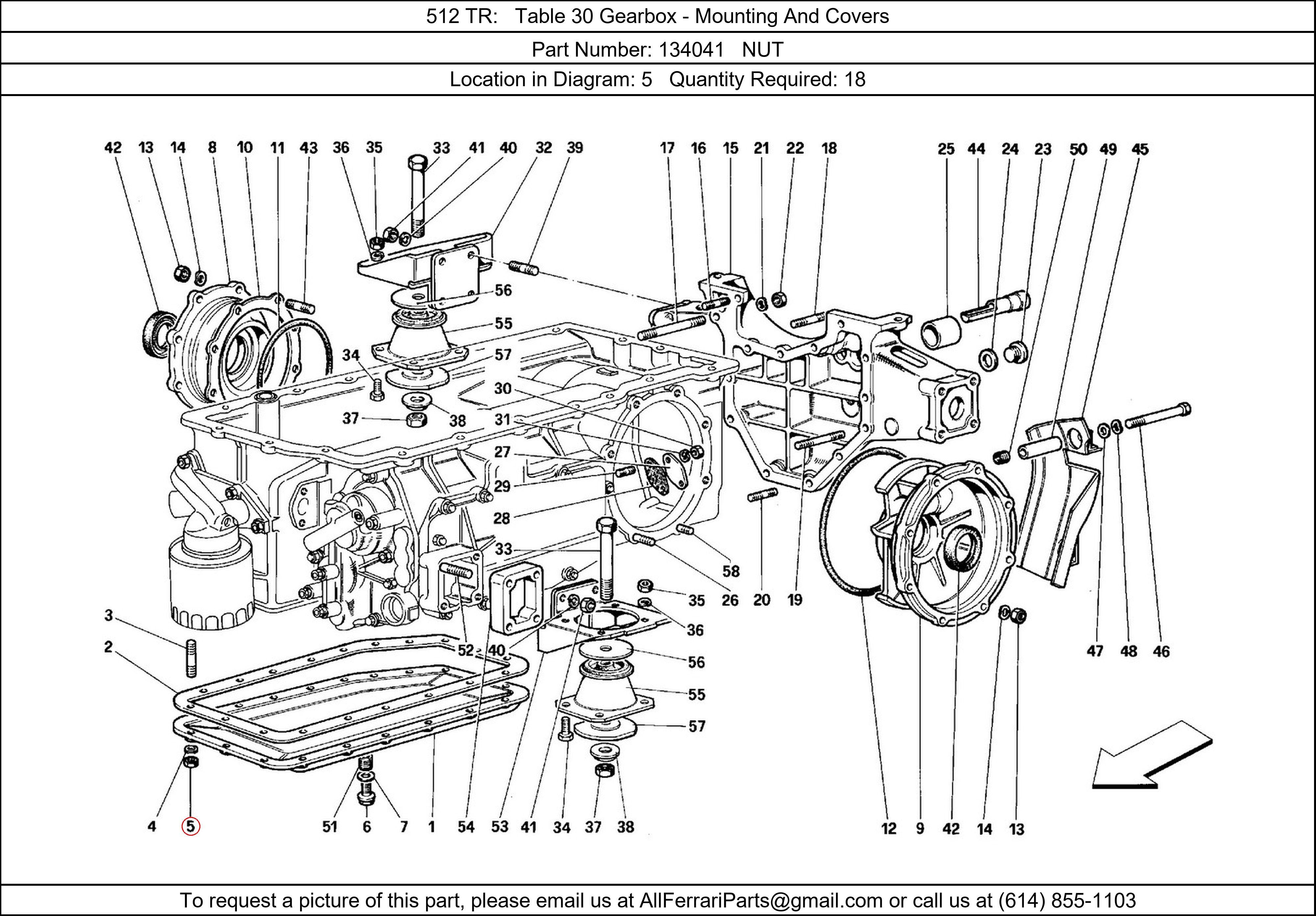 Ferrari Part 134041