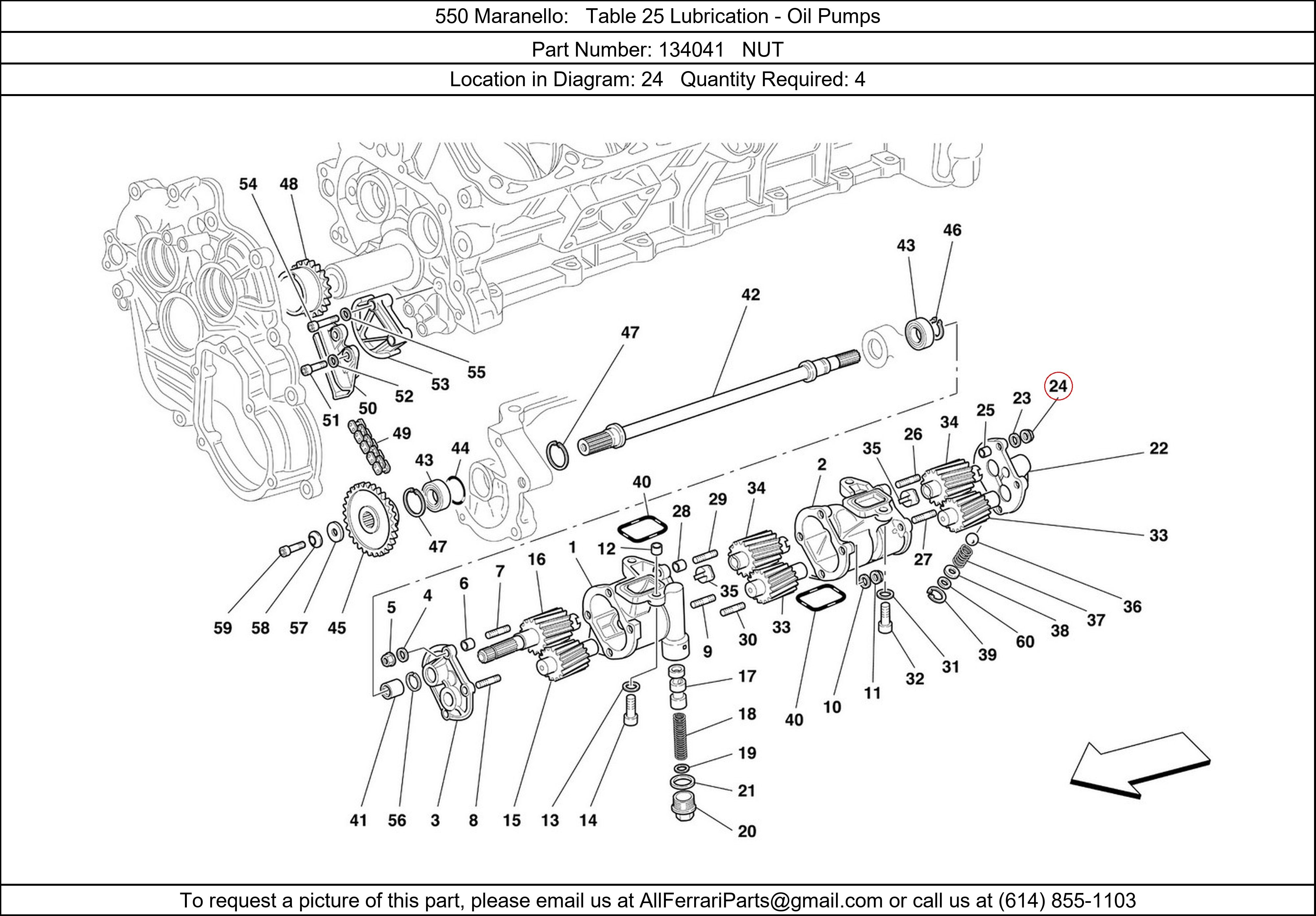 Ferrari Part 134041