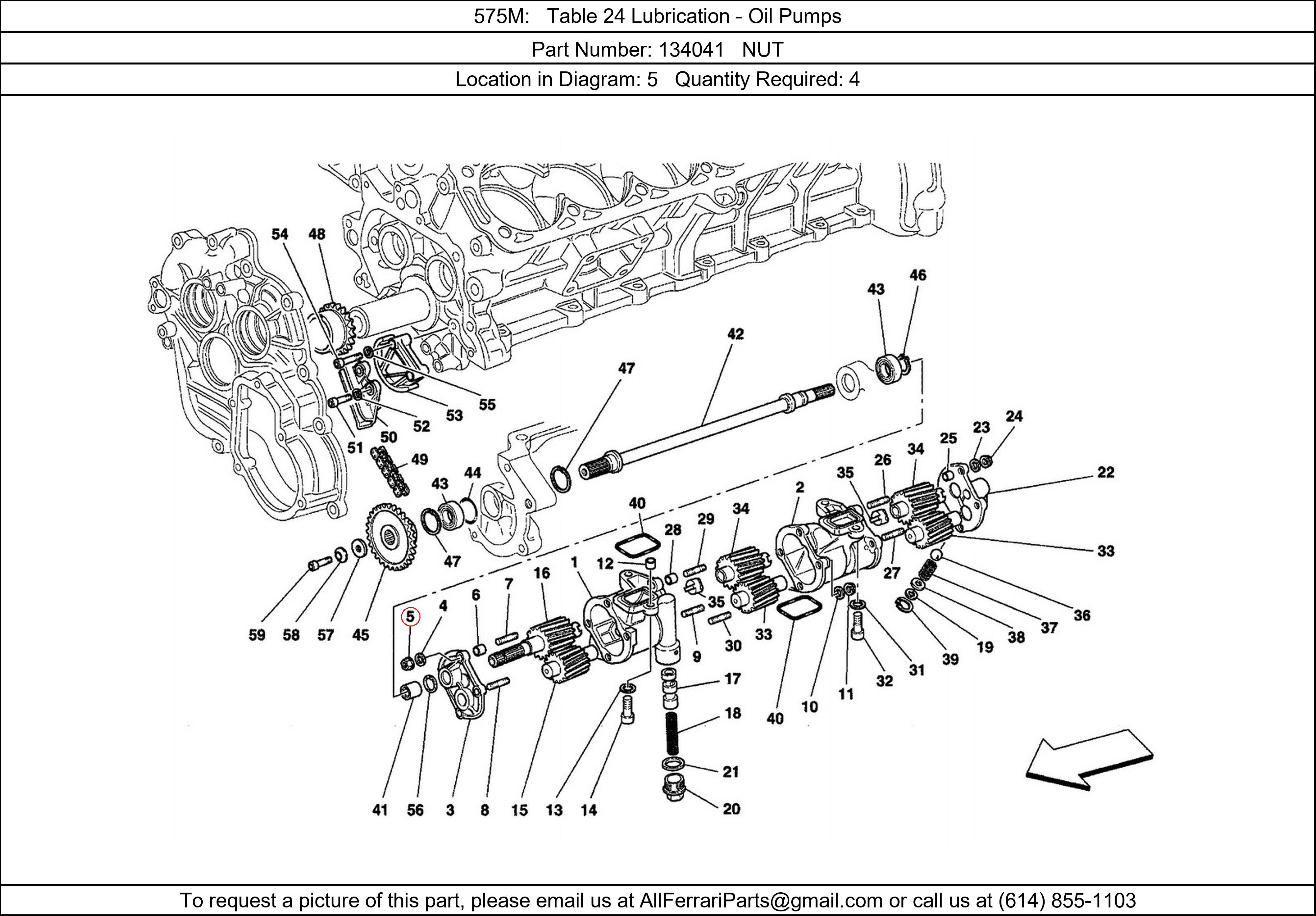 Ferrari Part 134041