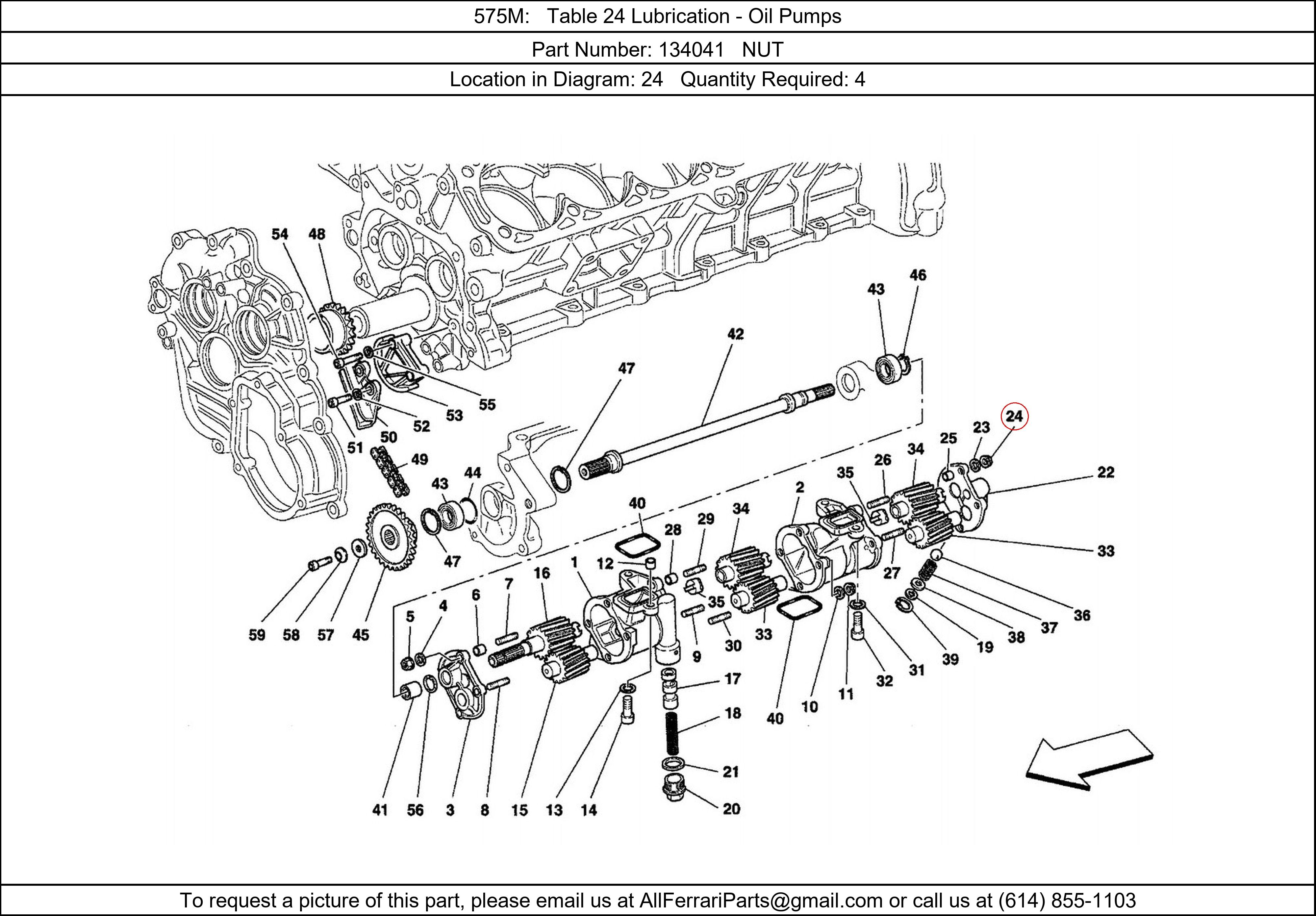 Ferrari Part 134041