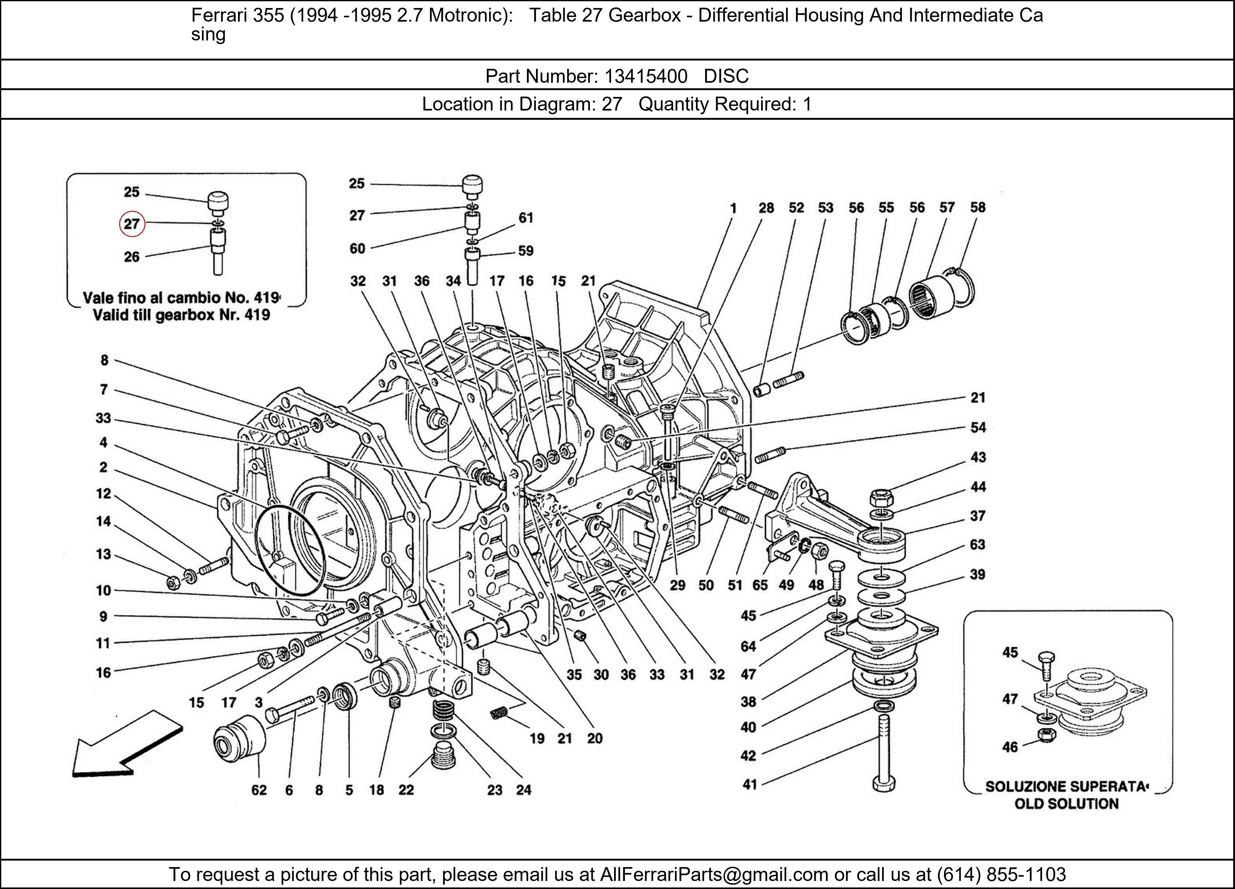 Ferrari Part 13415400