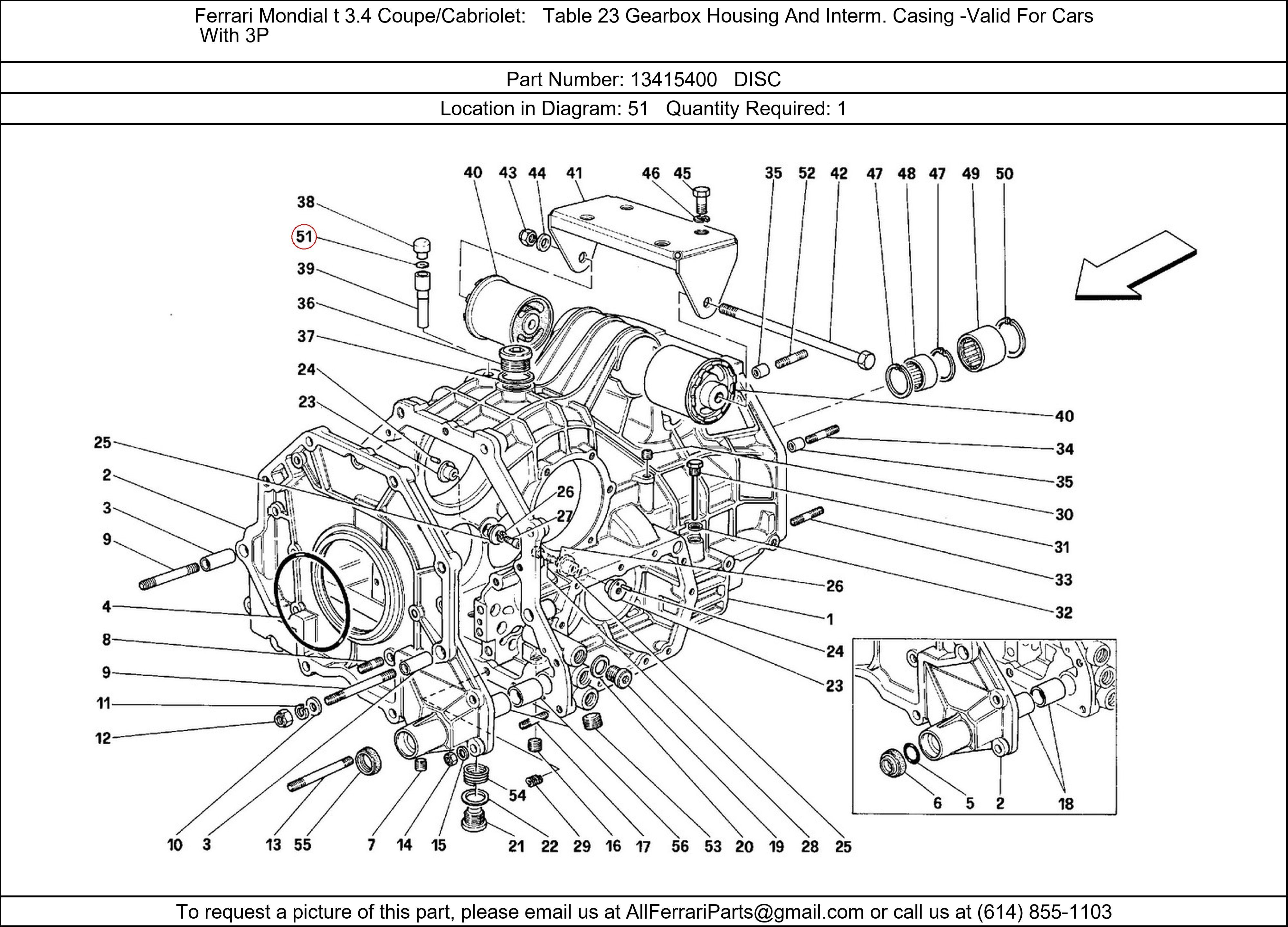 Ferrari Part 13415400