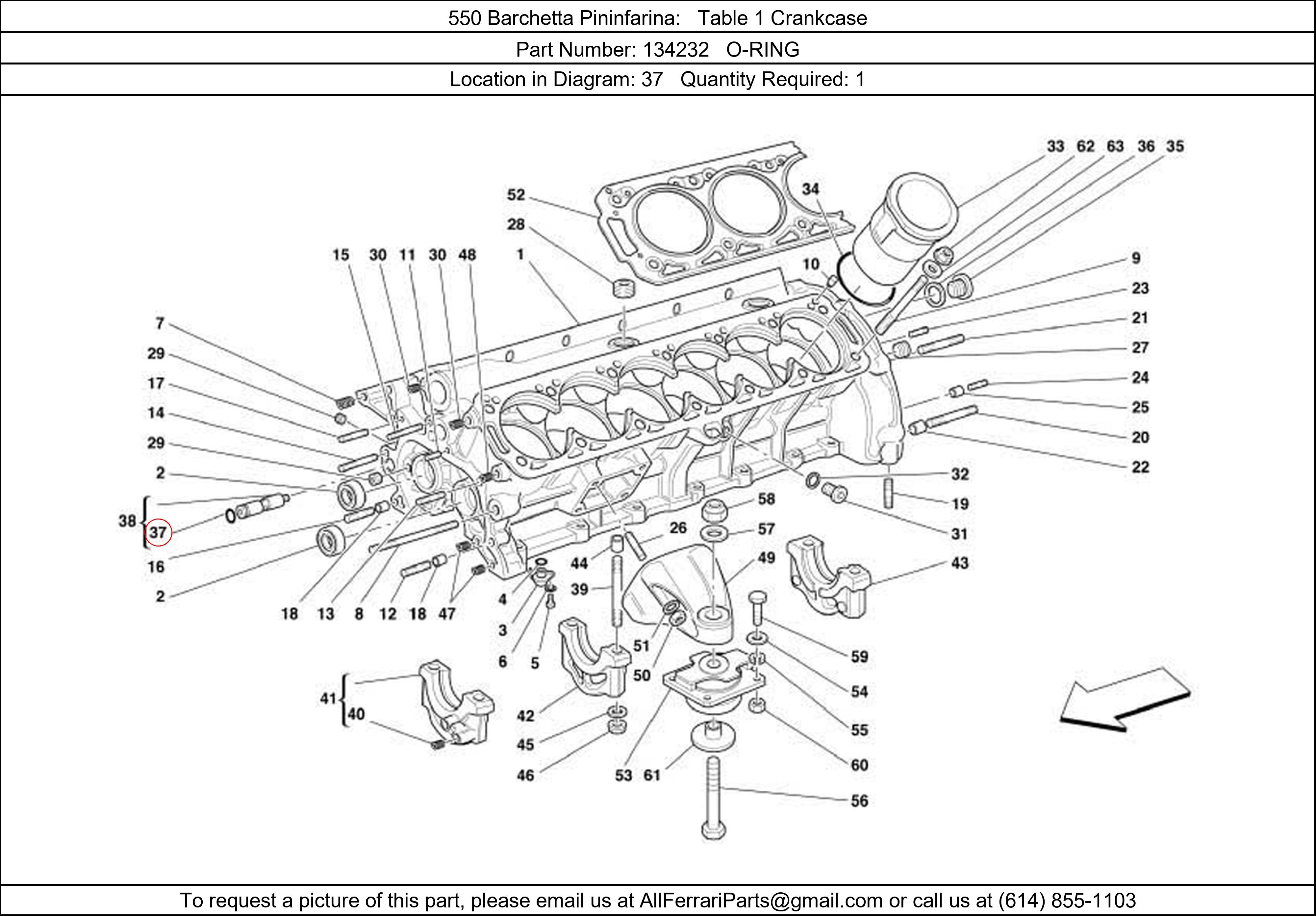 Ferrari Part 134232