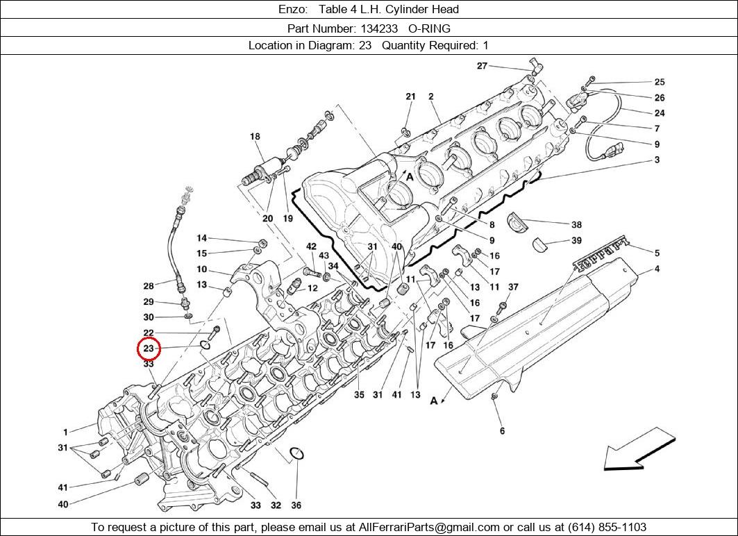 Ferrari Part 134233