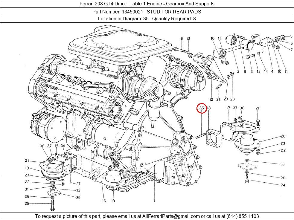 Ferrari Part 13450021