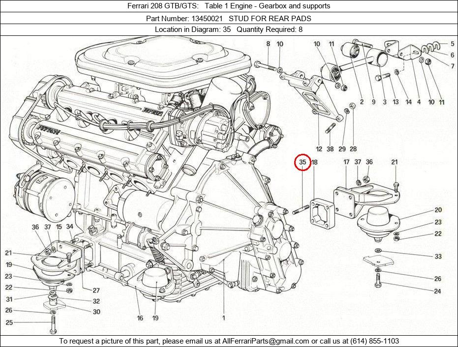 Ferrari Part 13450021