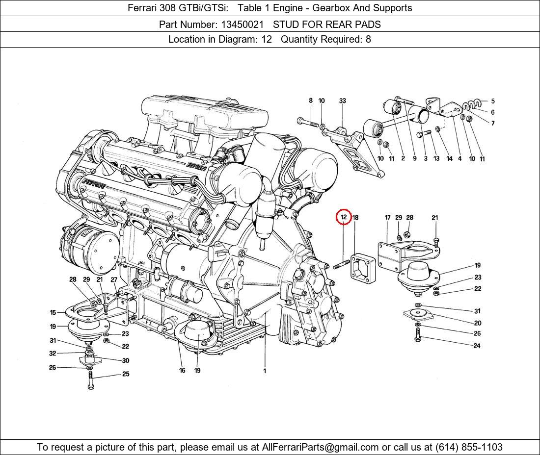 Ferrari Part 13450021