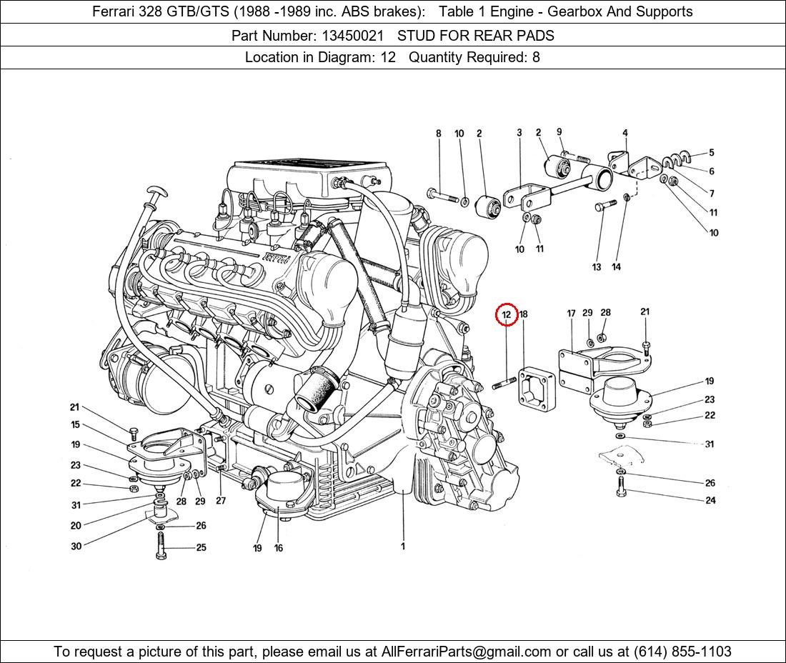 Ferrari Part 13450021