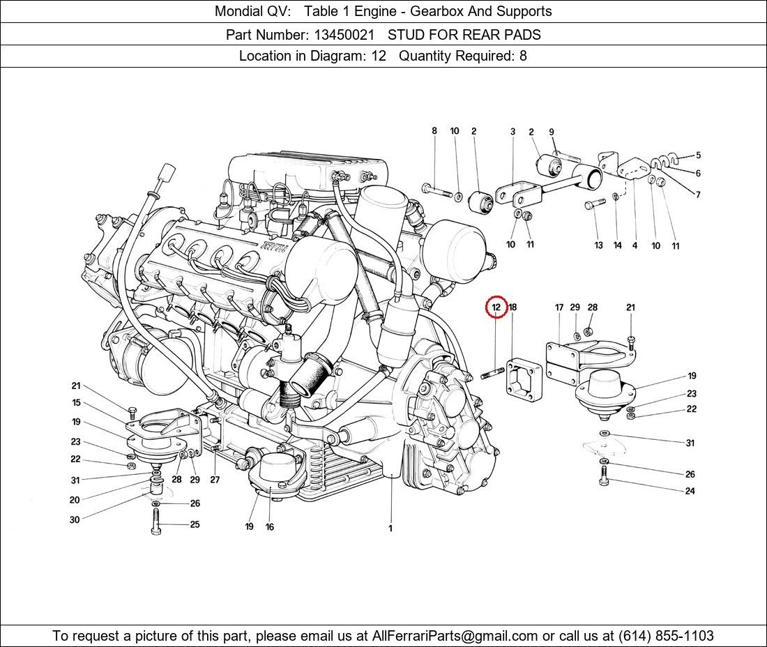 Ferrari Part 13450021