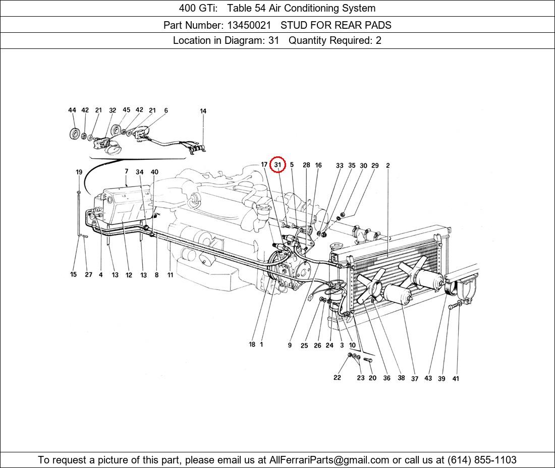 Ferrari Part 13450021