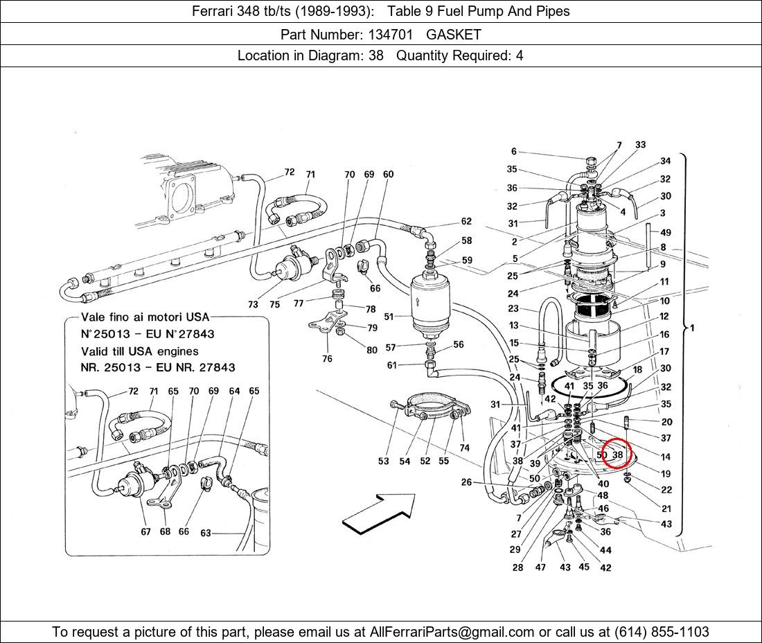 Ferrari Part 134701