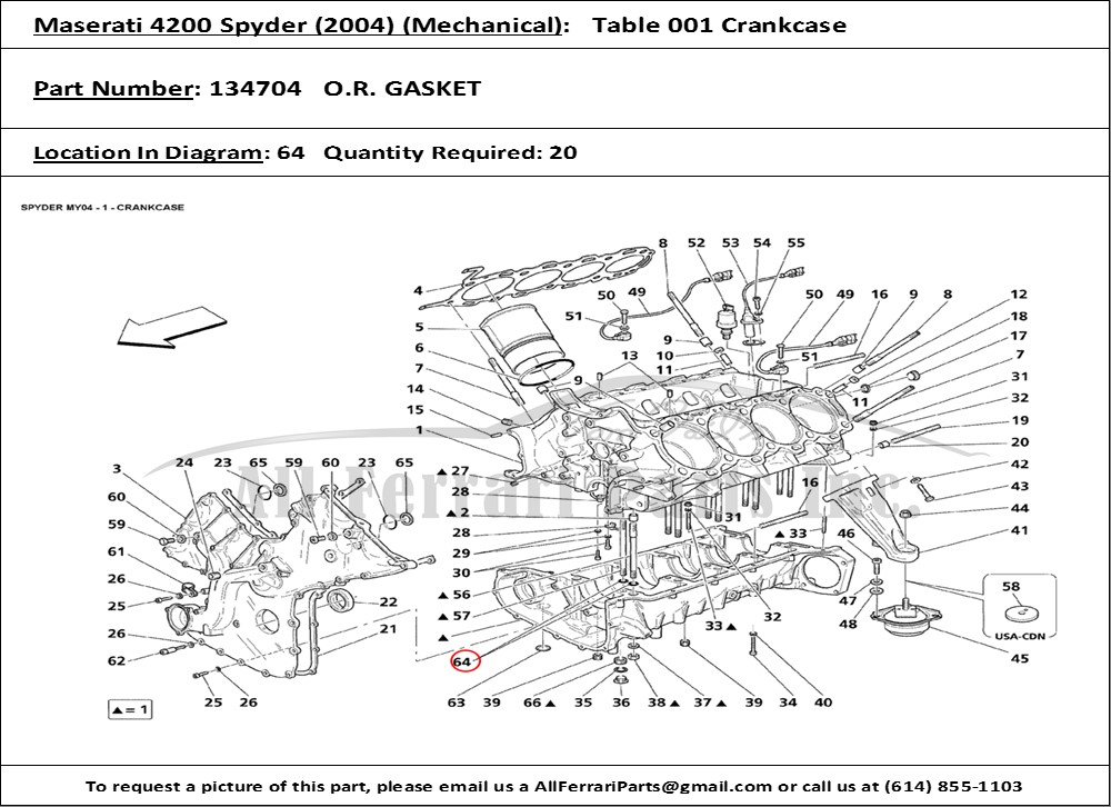 Ferrari Part 134704