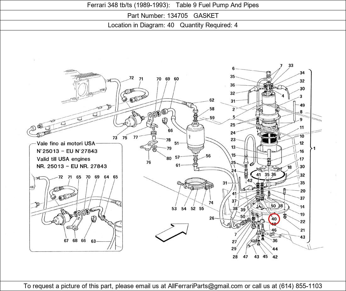 Ferrari Part 134705